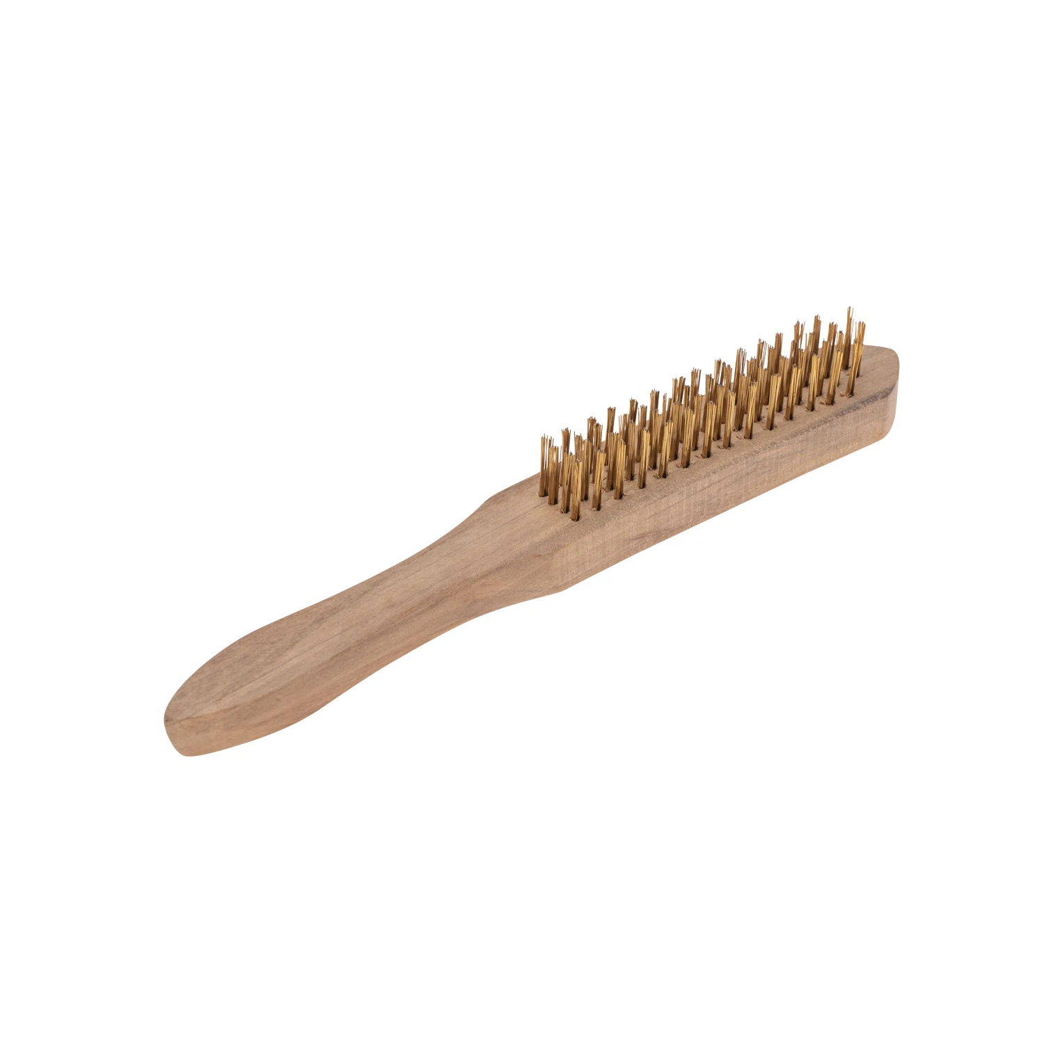 Изображение товара Щетка по металлу с деревянной ручкой, 4 ряда, 280мм KRANZ