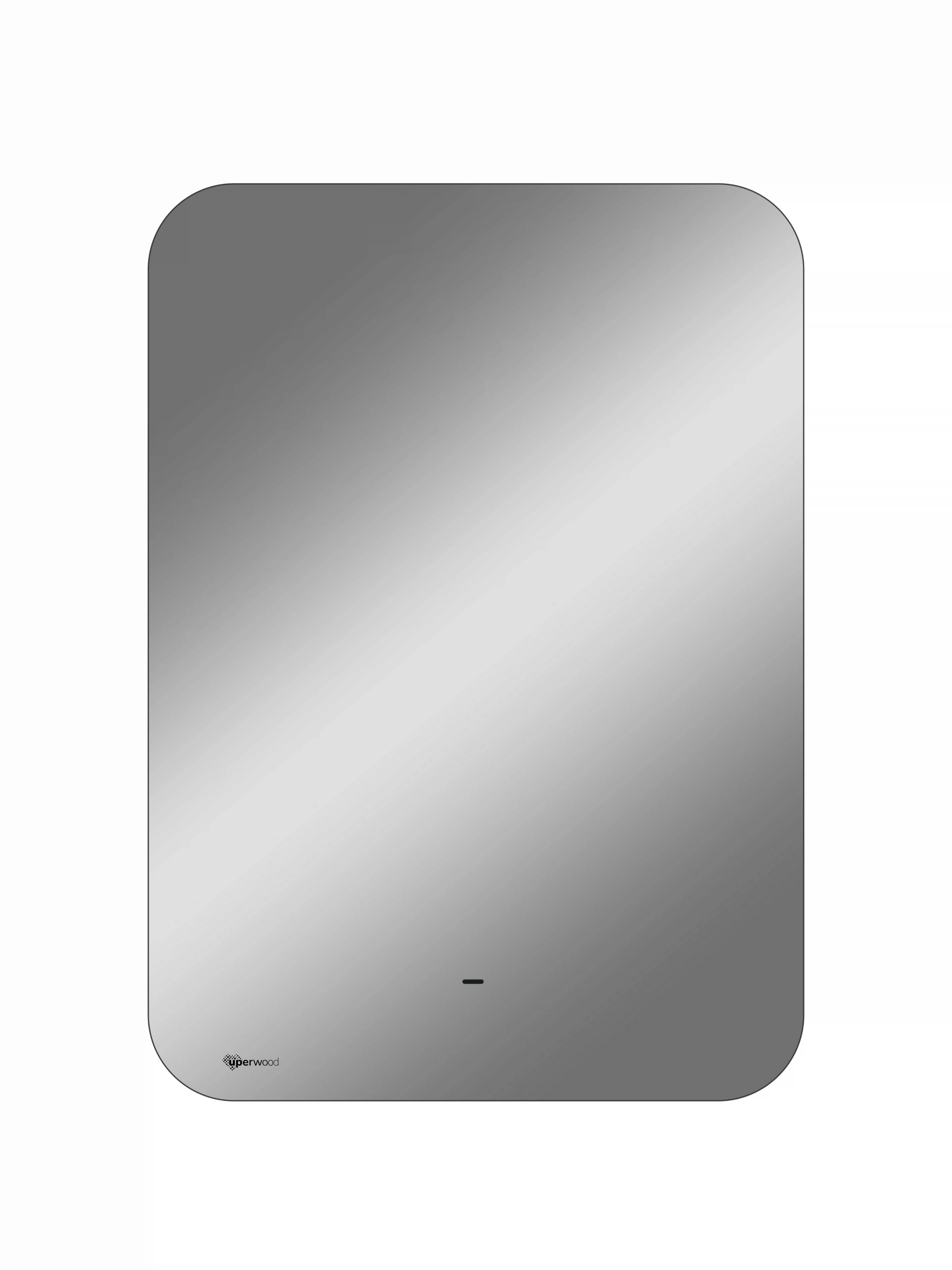 Изображение товара Зеркало для ванной Uperwood Aurora LED 50*70, бесконтактный сенсор, холодная подсветка, подогрев