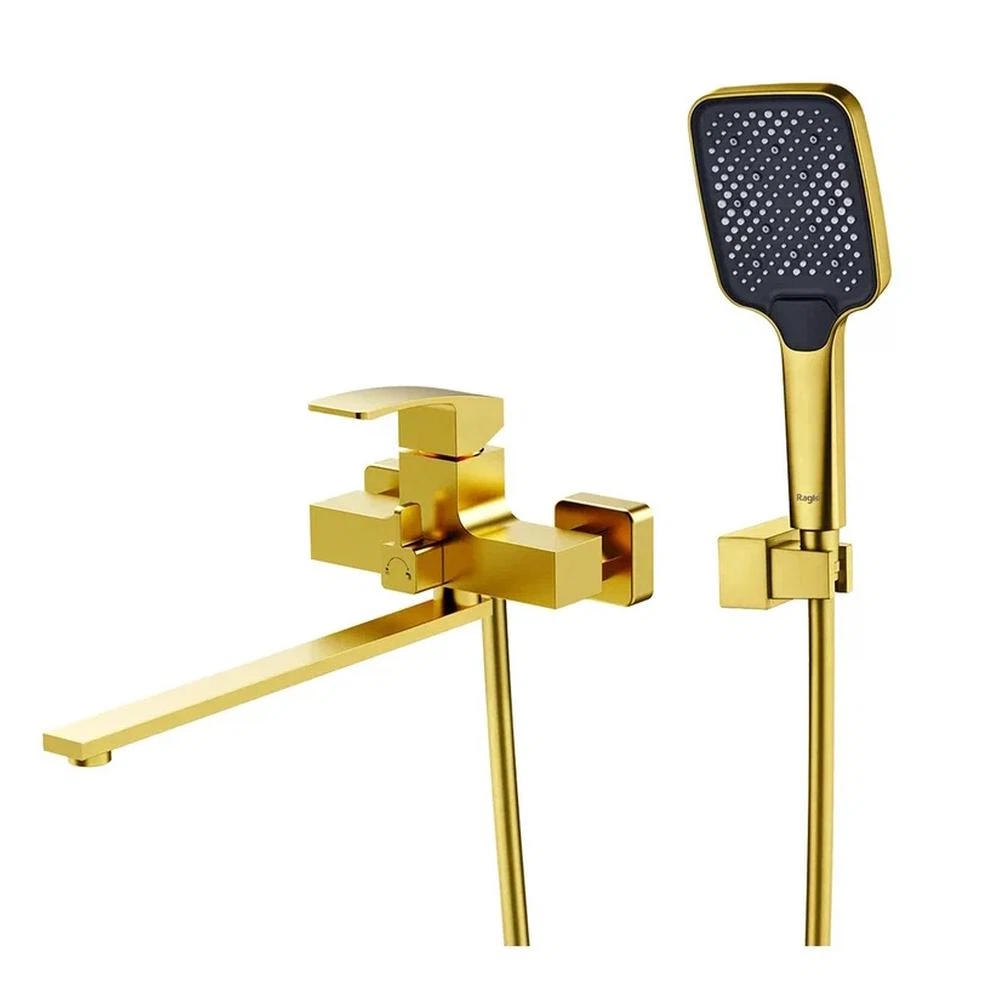 Изображение товара Смеситель для ванны Raglo R01.22.03, золотой сатин