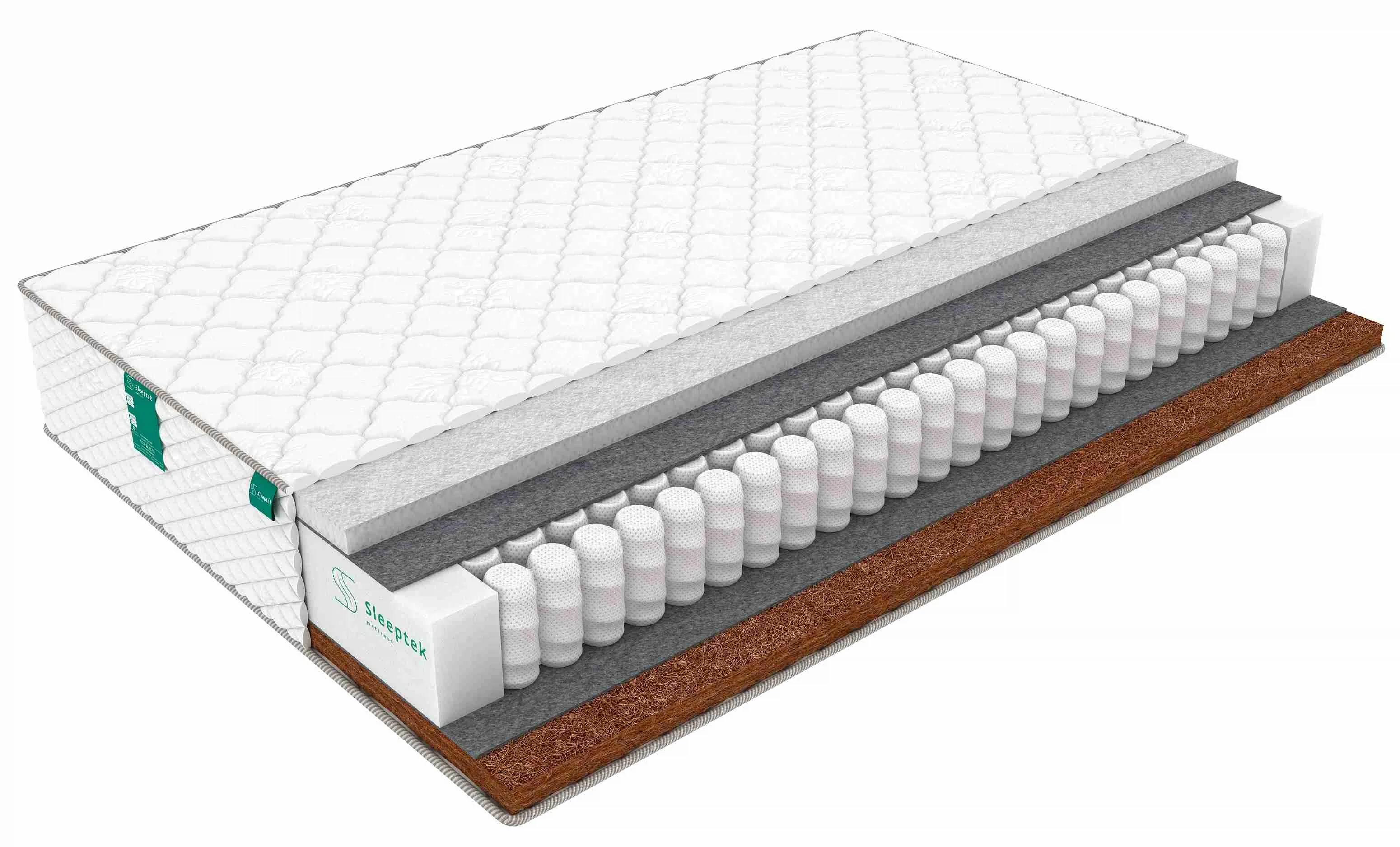 Изображение товара Матрас Sleeptek Premier Strutto Cocos 80x190 см с независимыми пружинами