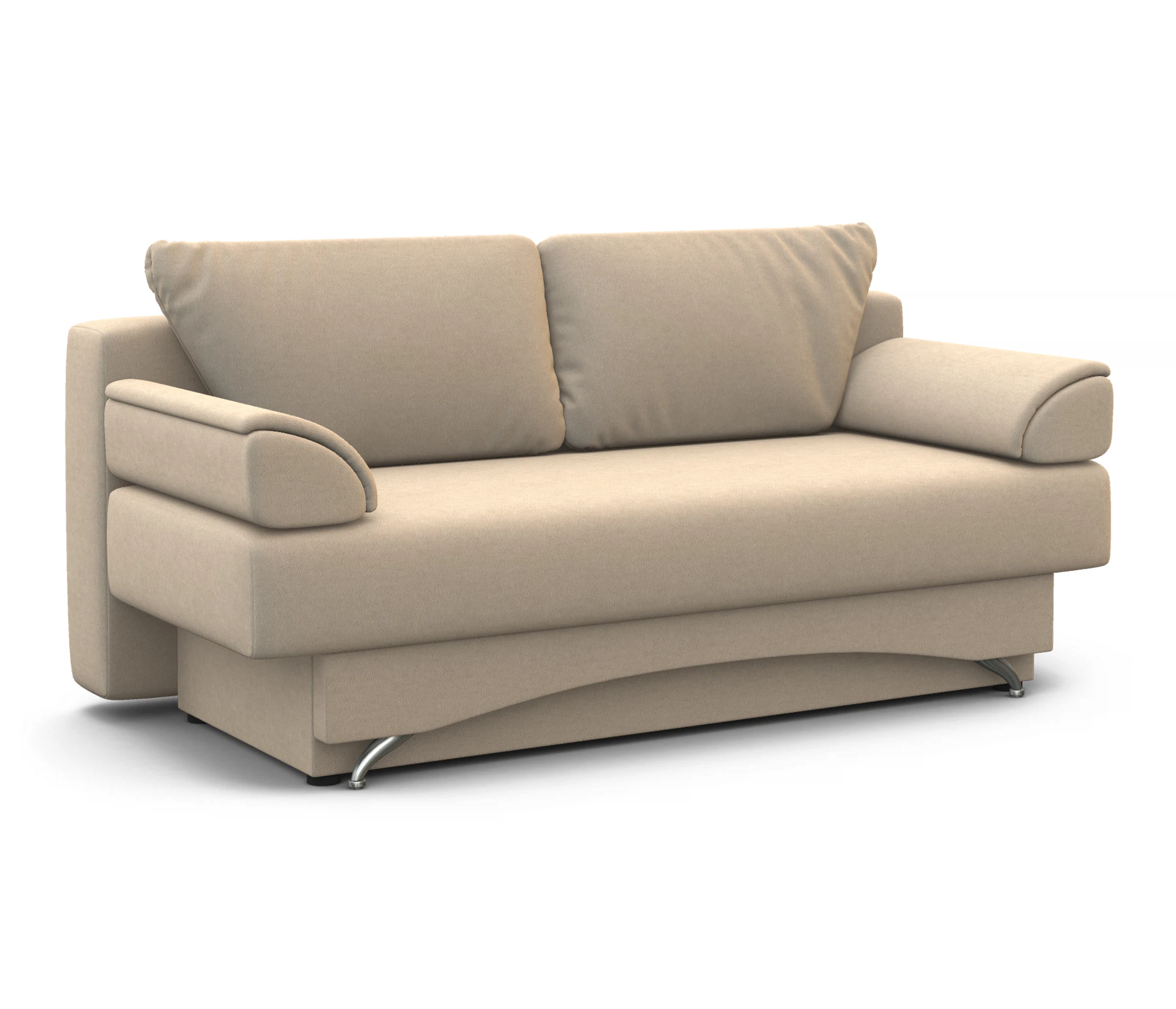 Изображение товара Диван-кровать Евро 150 велюр бежевый