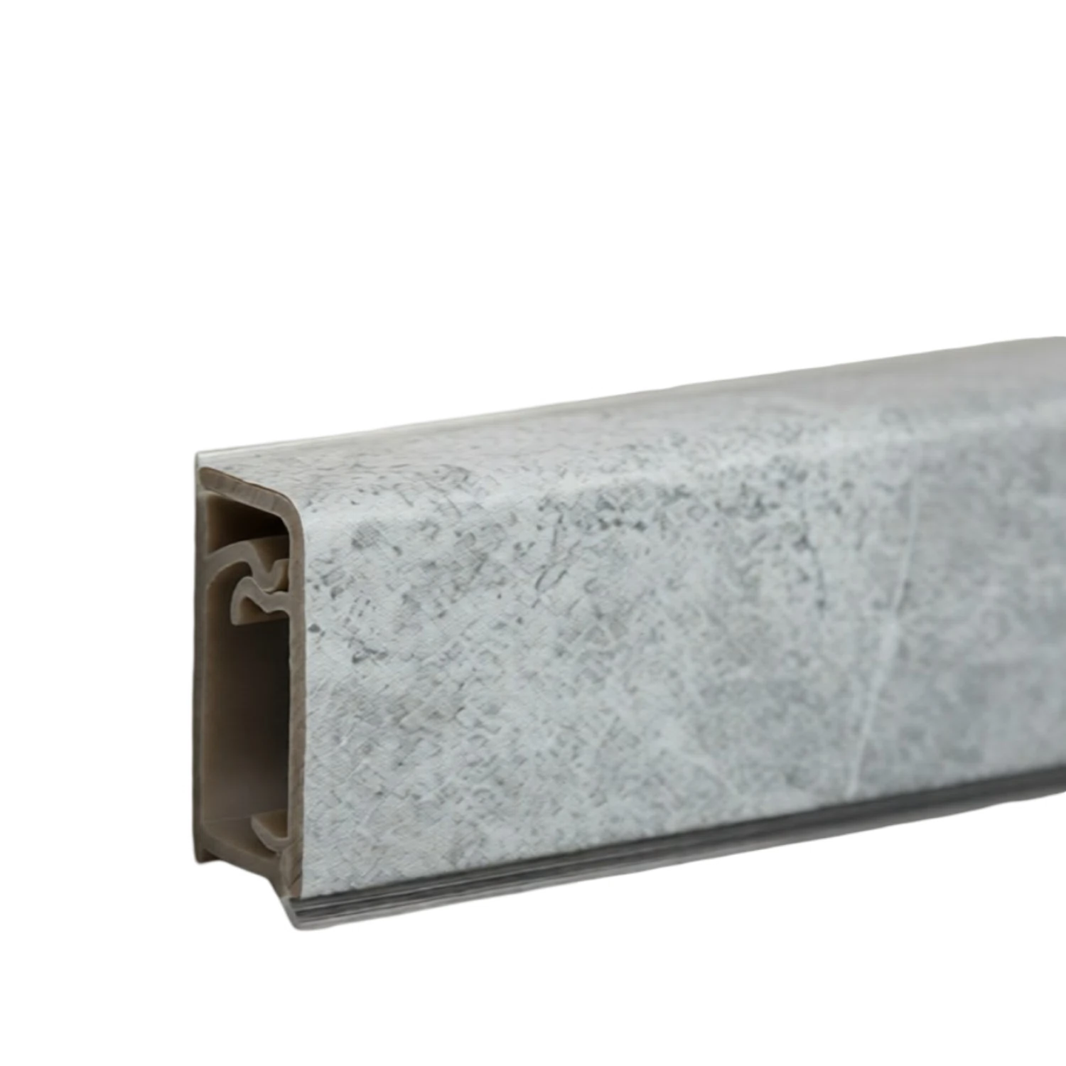 Изображение товара Плинтус для столешниц ПВХ Волшебная Палочка 25*12 мм прямоугольный 3 м Мрамор марквина синий НФ-00001968