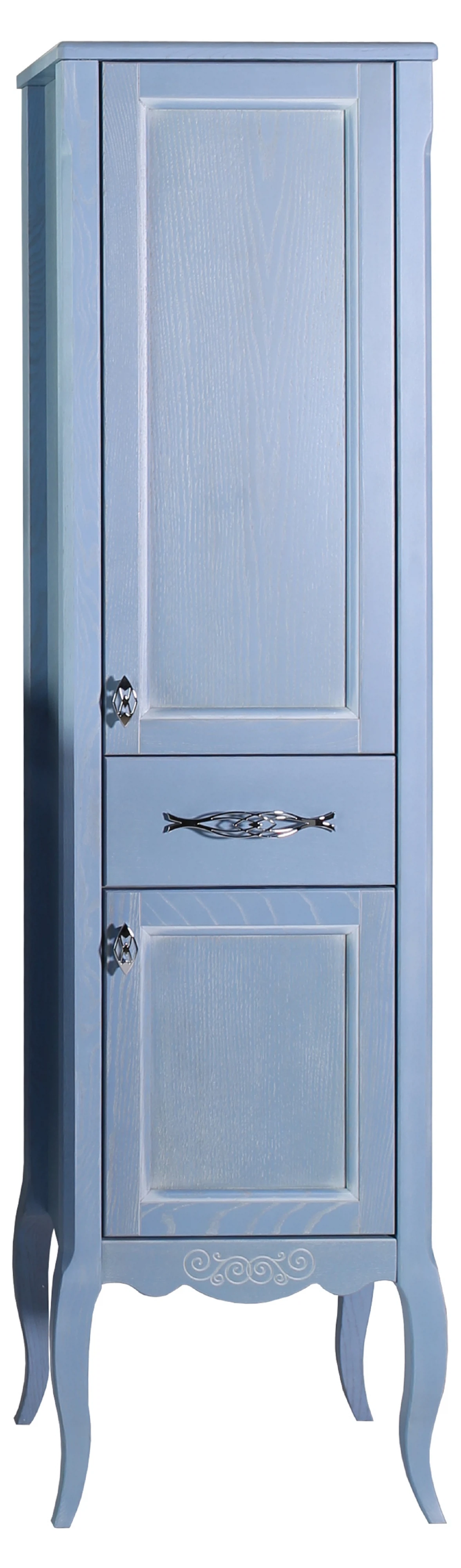 Изображение товара Пенал напольный ASB-Woodline Модерн Рошфор патина белая 40 см