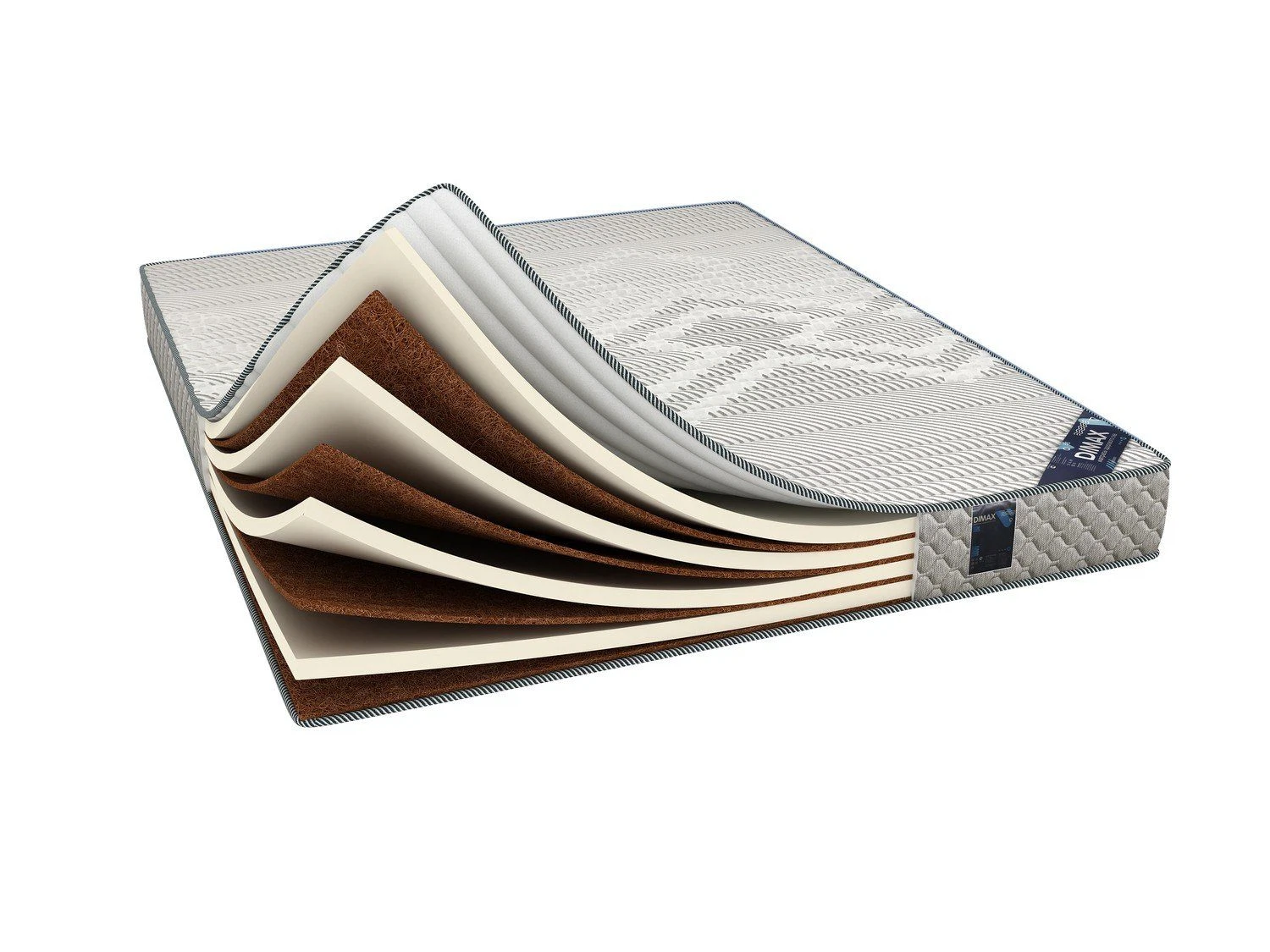 Изображение товара Беспружинный матрас Димакс Онли Медиум Лайт 80x200, высокая жесткость