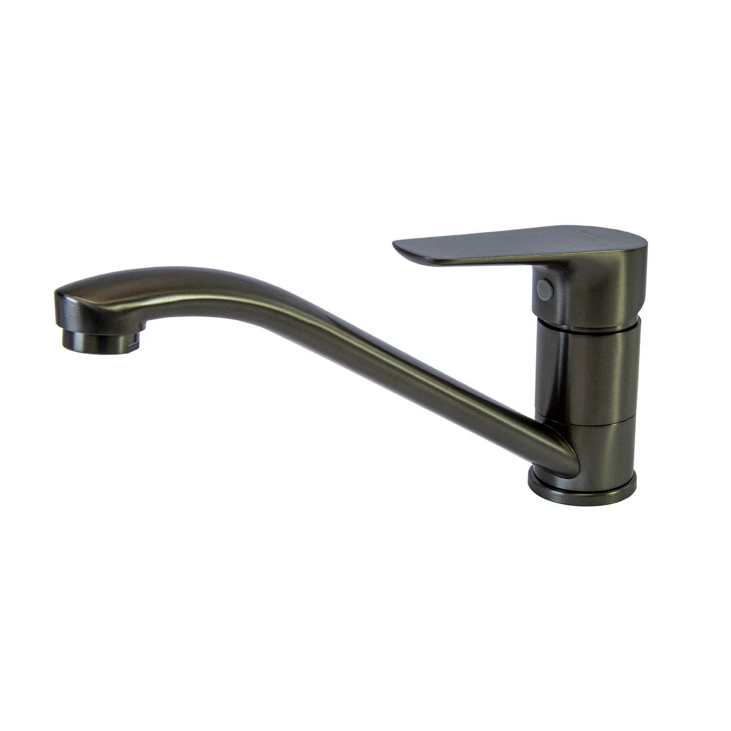 Изображение товара Смеситель для кухни MIXLINE ML14-03GR графит современный надежный с поворотным изливом