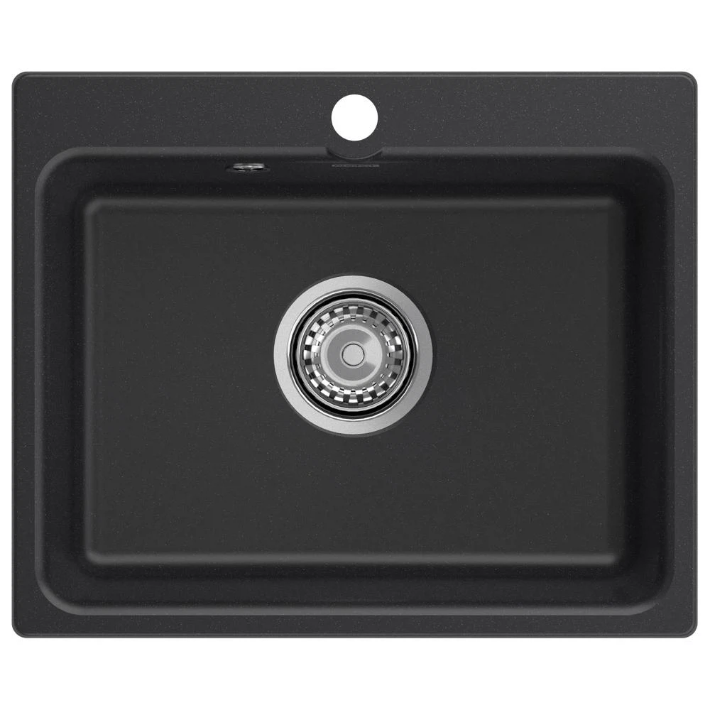 Изображение товара Кухонная мойка GranFest SMART 520, черный, искусственный мрамор