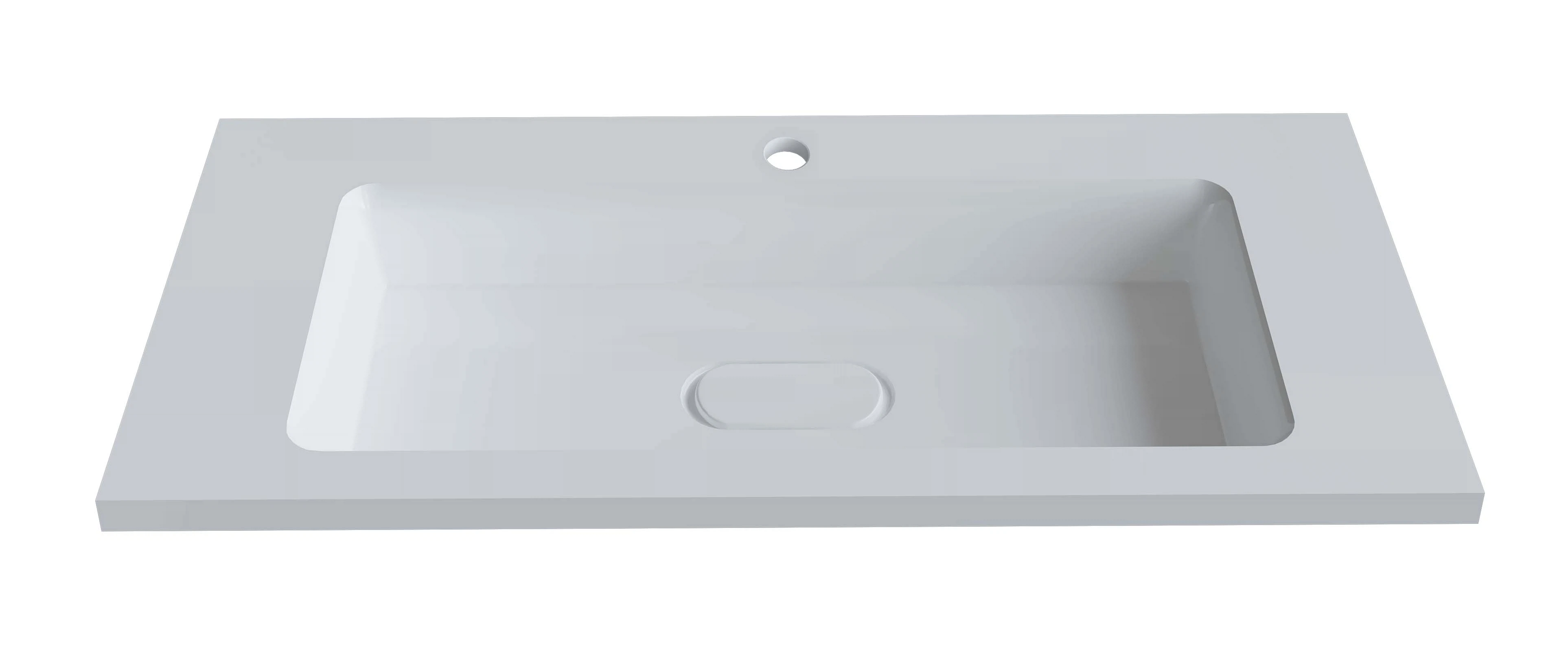 Изображение товара Раковина встраиваемая сверху для ванной комнаты Madera Modul 100 белая