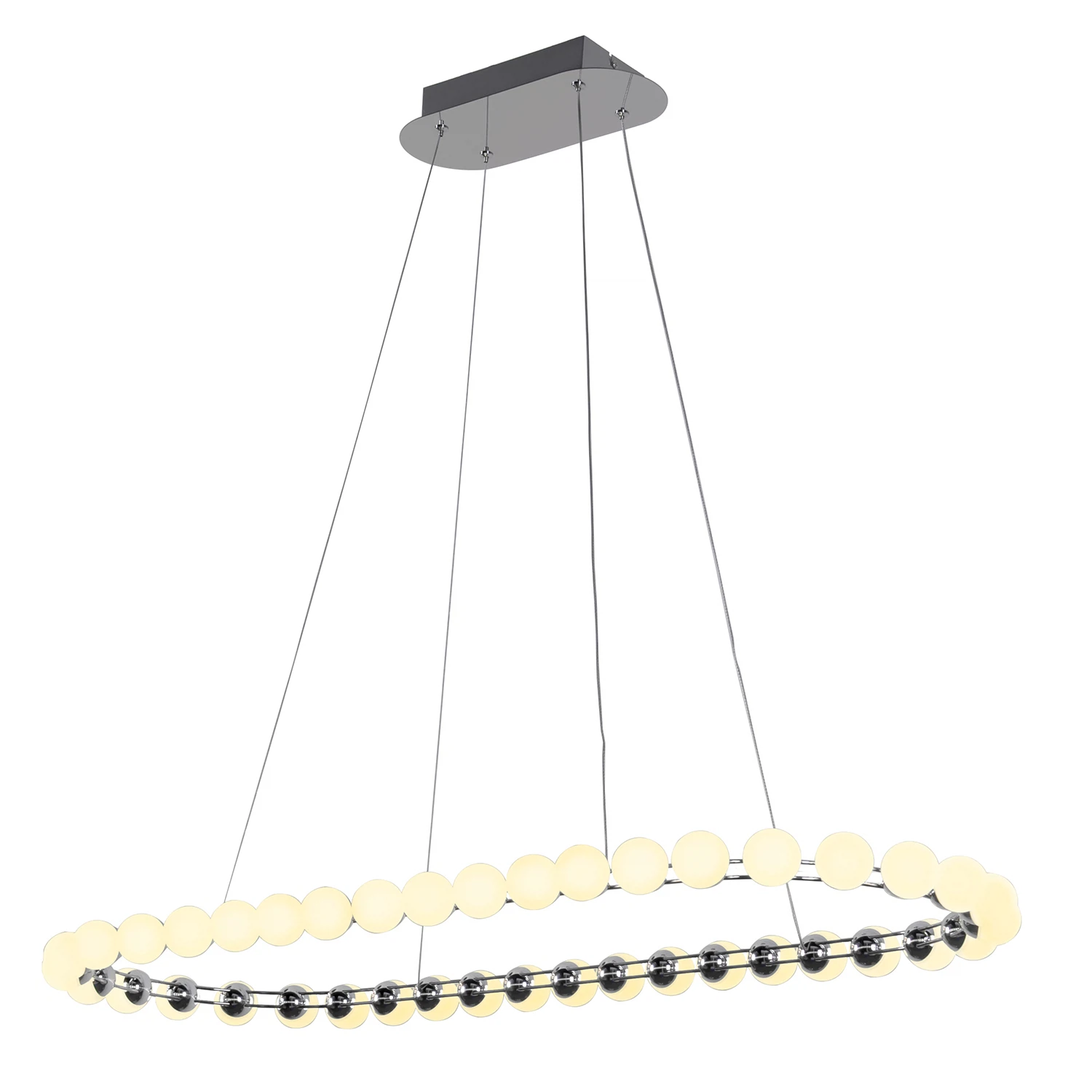 Изображение товара 4589-10P, подвесная люстра, L1000xW390xH1585, LEDx48W, 3800LM, 4000K, included