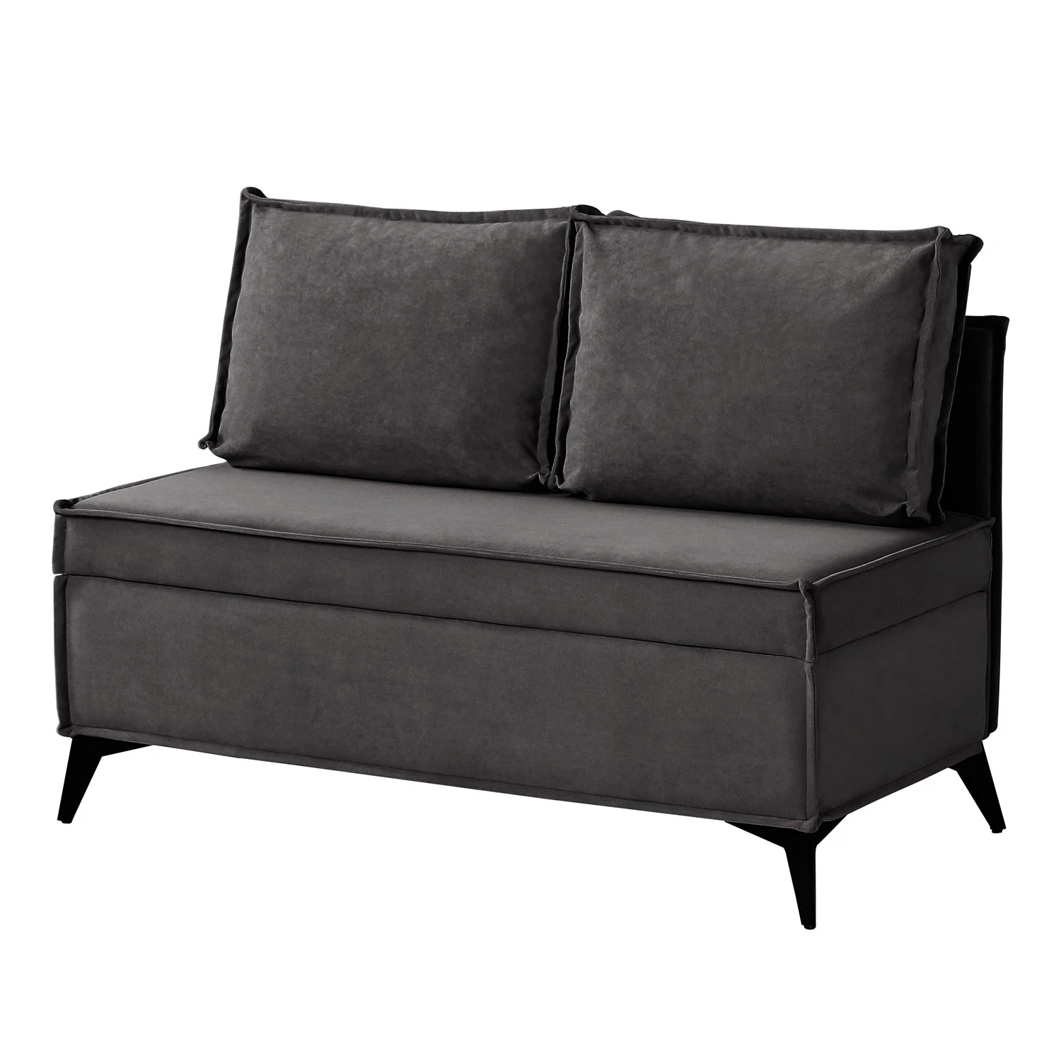 Изображение товара Кухонный диван NORTA Loft XS 1130х585х800 VIVALDI 37 темно-серый
