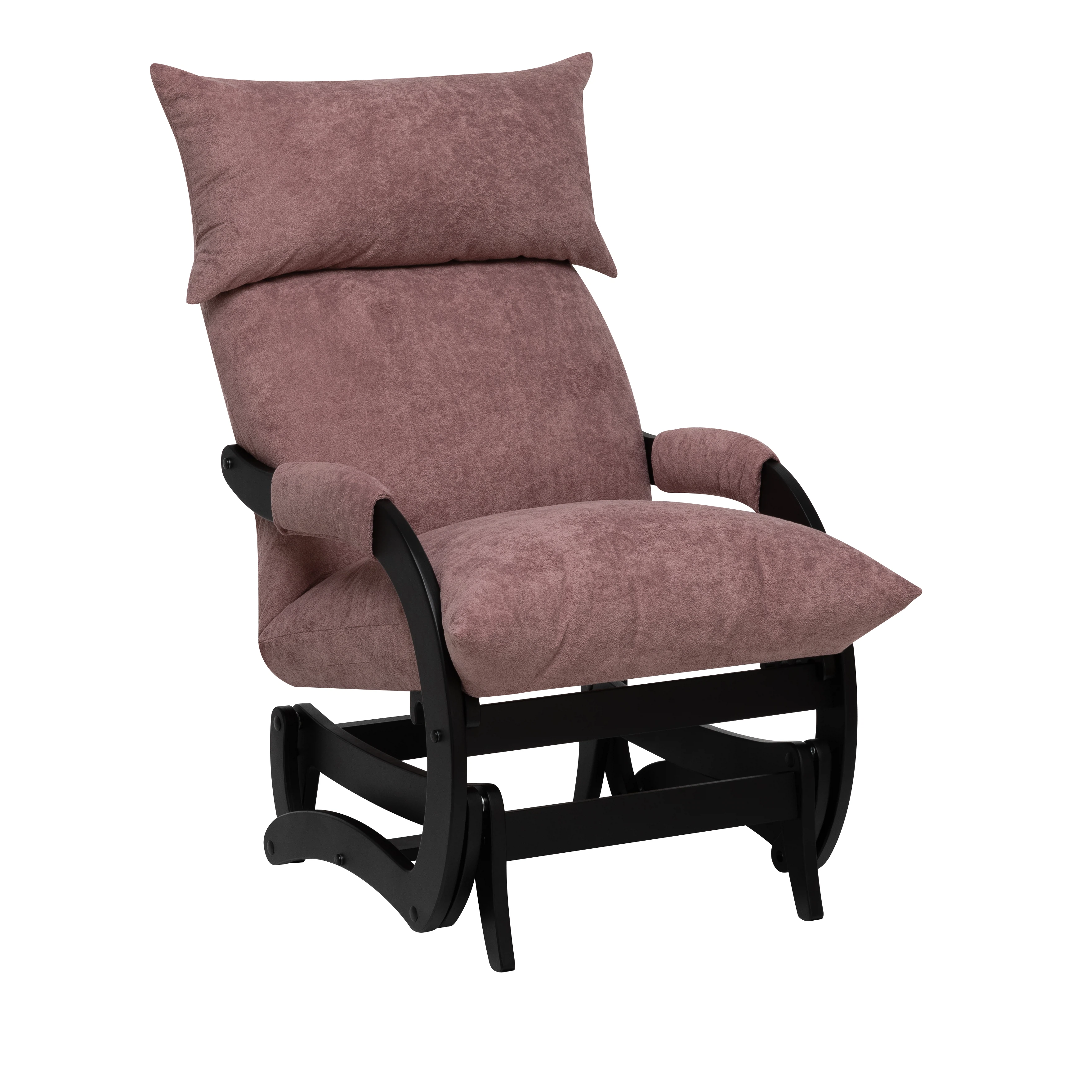 Изображение товара Кресло-маятник Соно Joya 633 черный Велютровое кресло для отдыха и релаксации