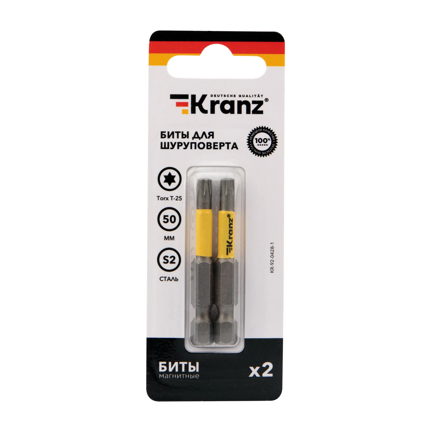Изображение товара Бита для шуруповерта Torx T25х50 мм  Kranz