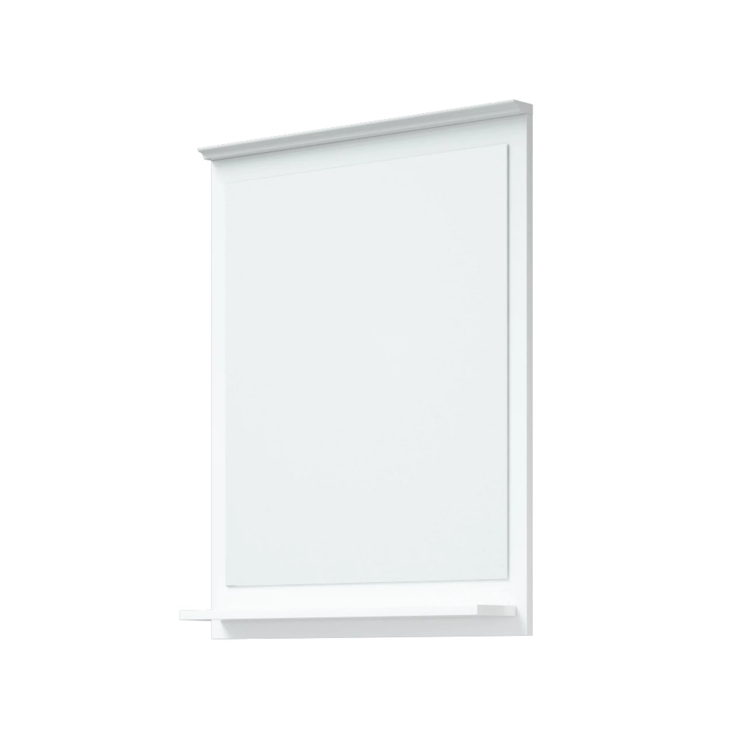 Изображение товара Зеркало с полкой Блюз 65, белое, 650x116x816 мм, COROZO