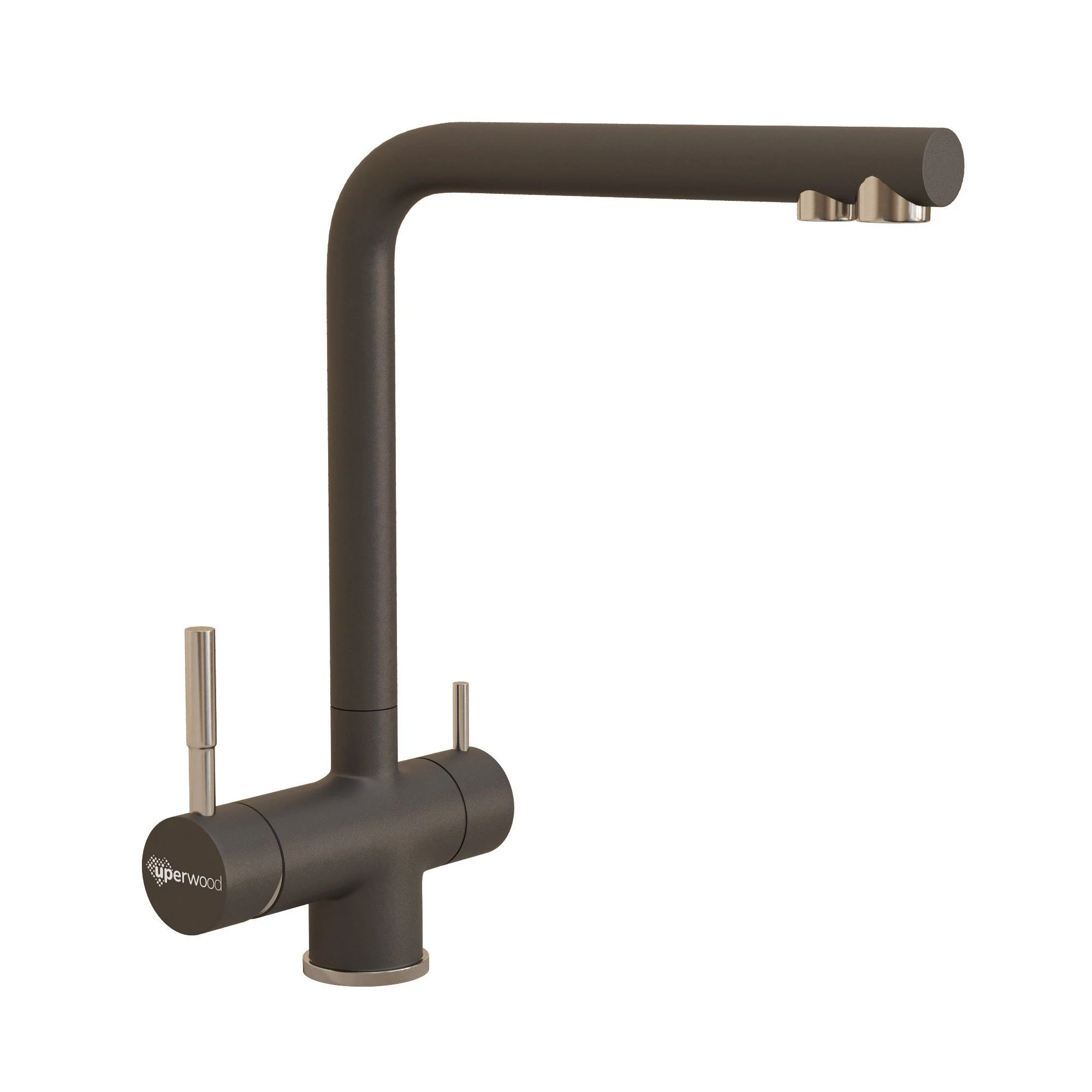 Изображение товара Смеситель для кухни Uperwood UPD-005-01, с каналом для фильтрованной воды, сатин/уголь