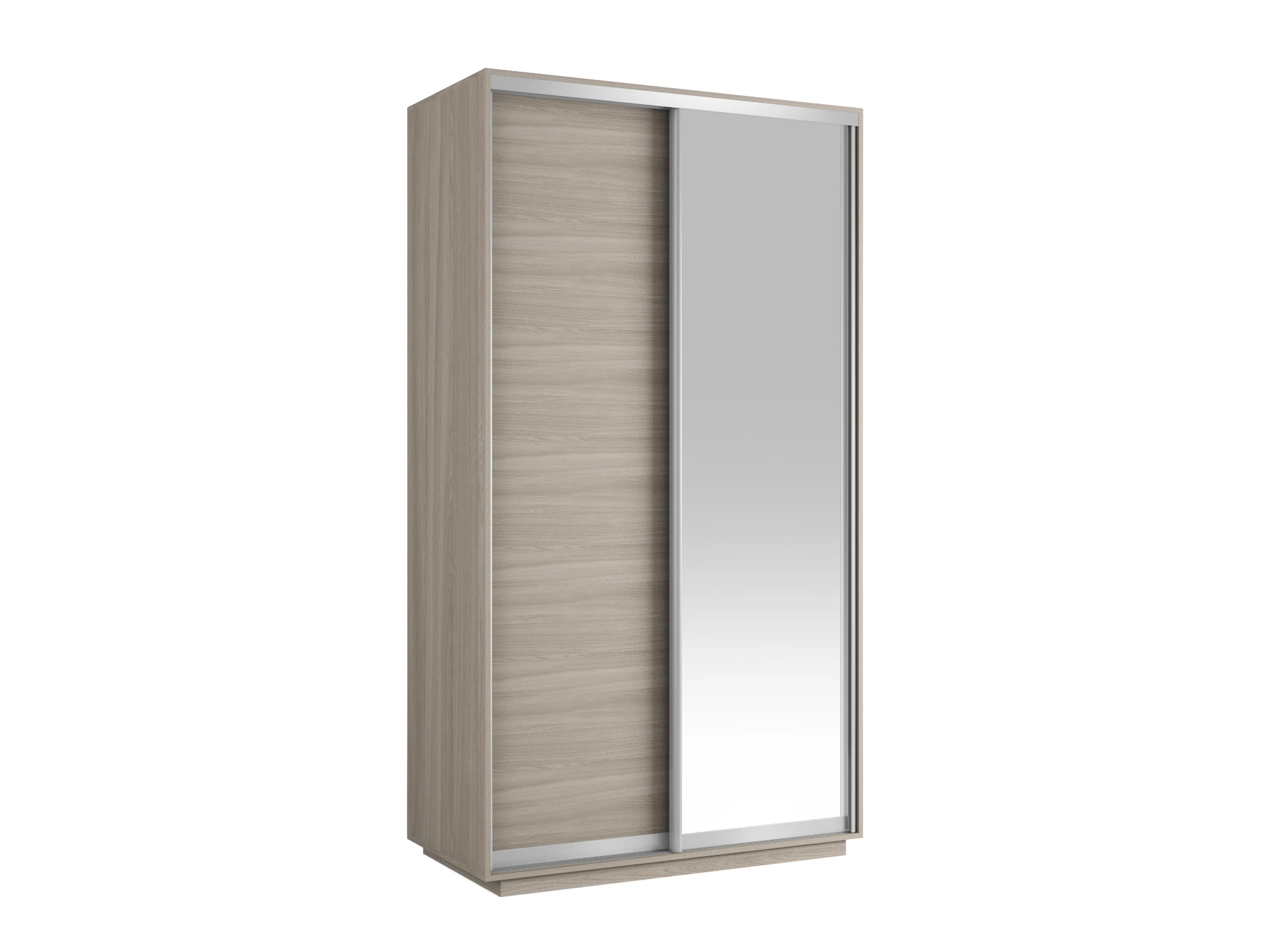 Изображение товара Двухдверный шкаф-купе Экспресс Хит из ЛДСП с зеркалом 120х60х220 см