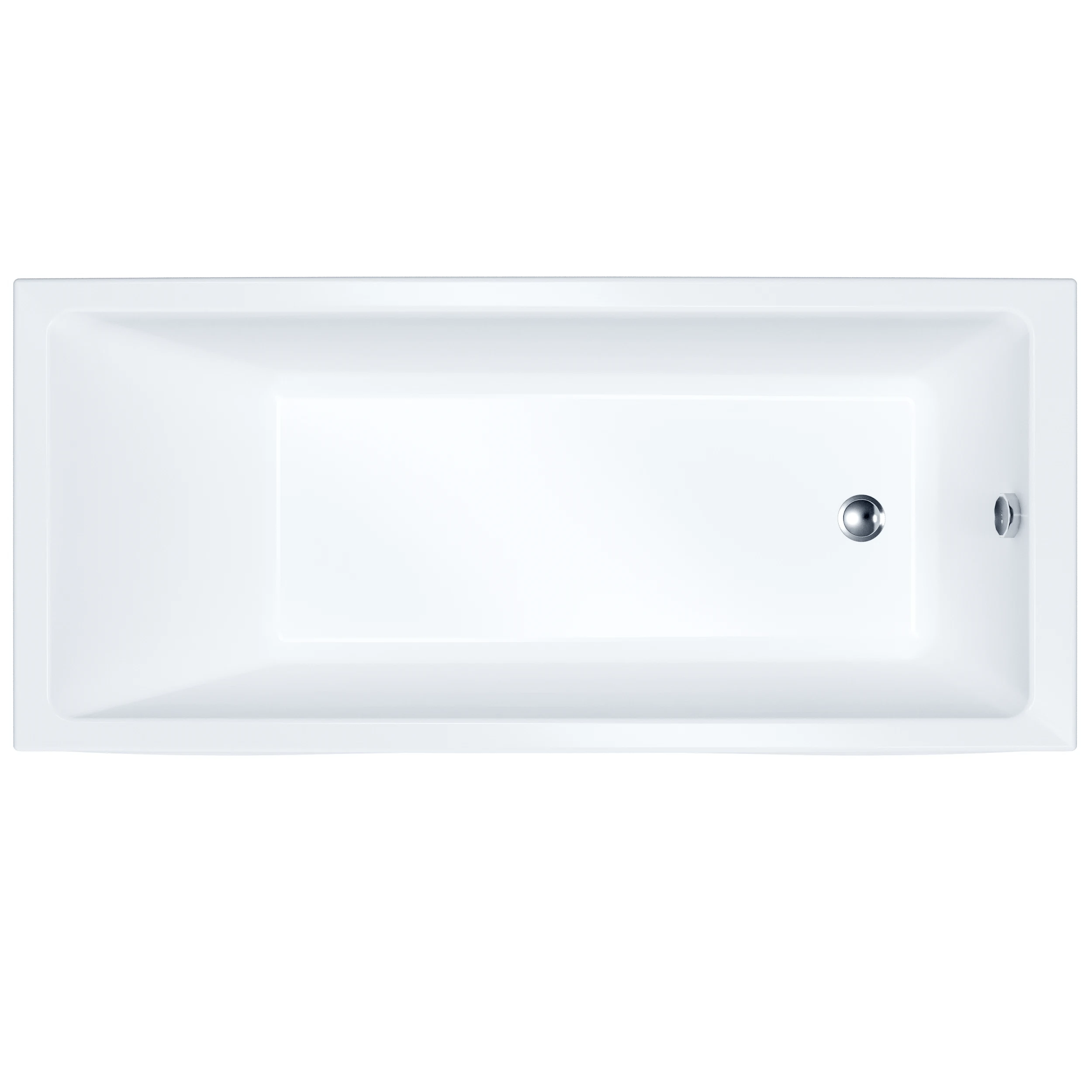 Изображение товара Акриловая ванна 1ACReal Palermo 180x80 прямоугольная с гарантией 10 лет