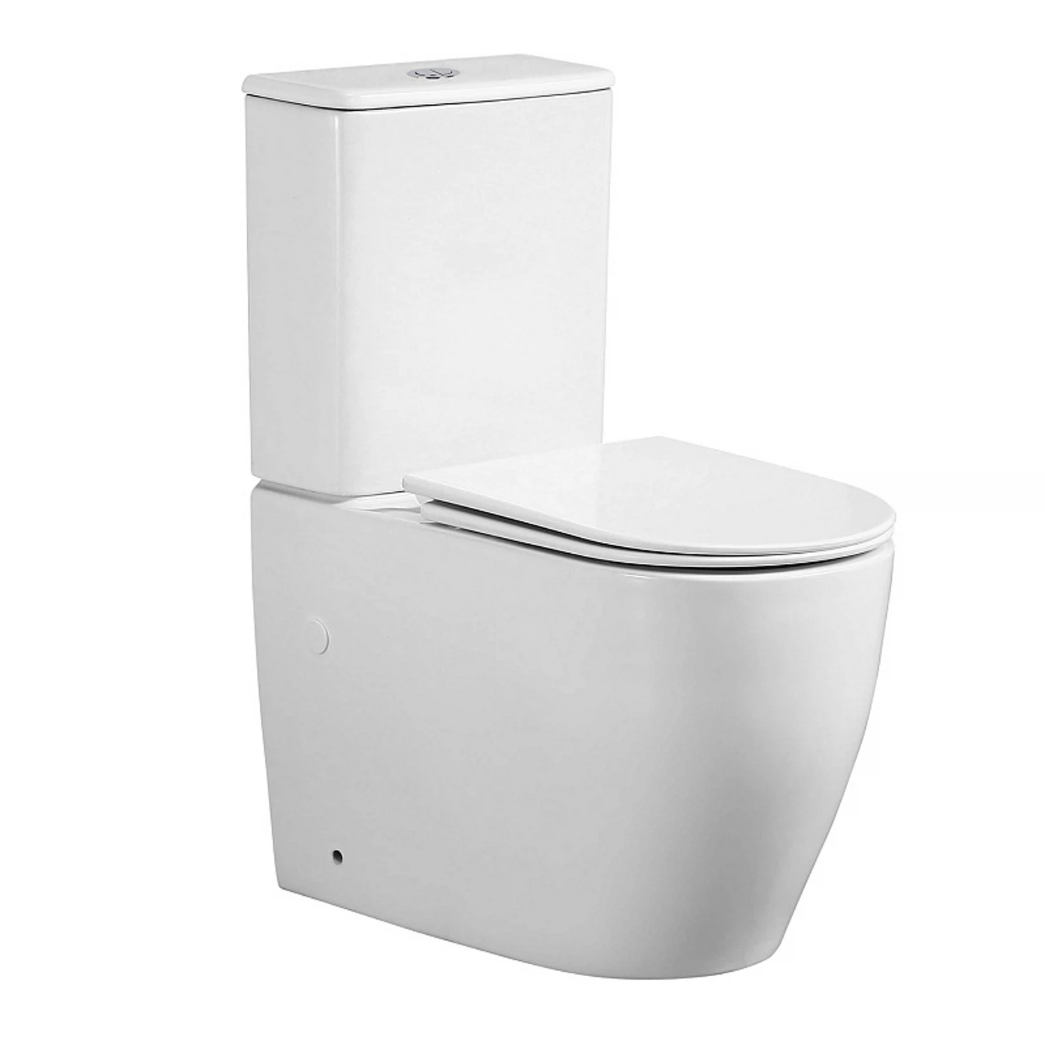 Изображение товара Напольный безободковый унитаз Azario Bonelle AZ-1229A с микролифтом и системой водоворот