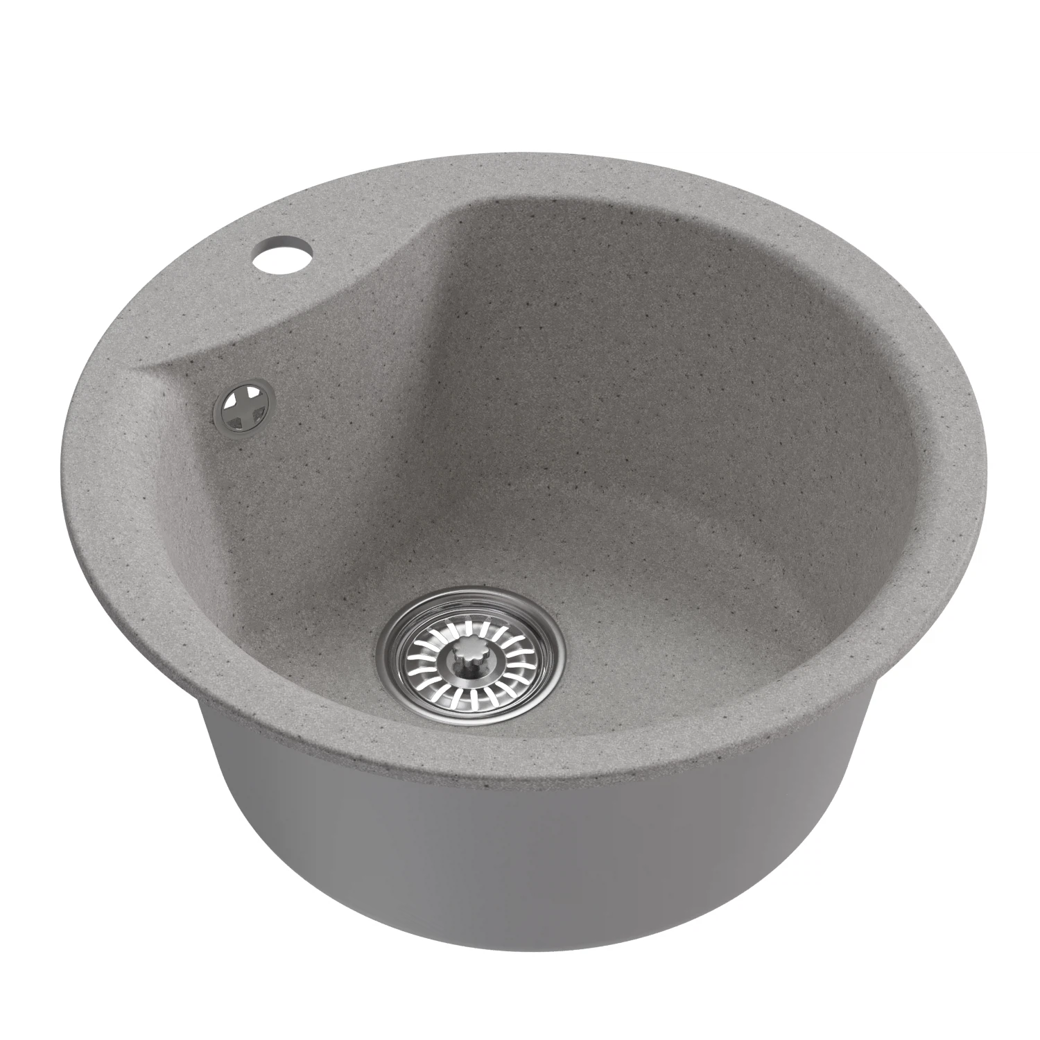 Изображение товара Мойкa ML-GM12 круглая, серая (310), 480мм (глуб. чаши 210) NEW