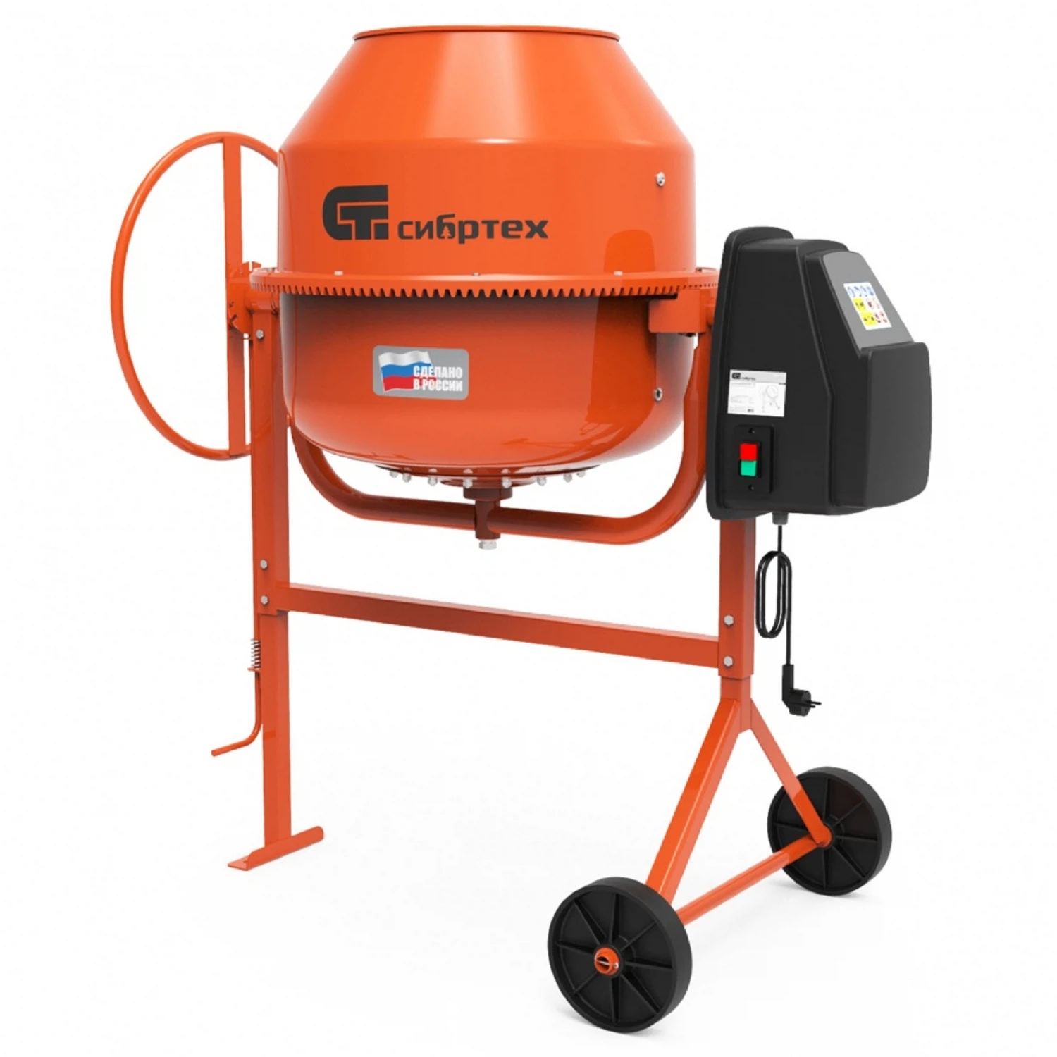 Изображение товара Бетоносмеситель БСЕ-140, 140 л, 500 Вт Сибртех