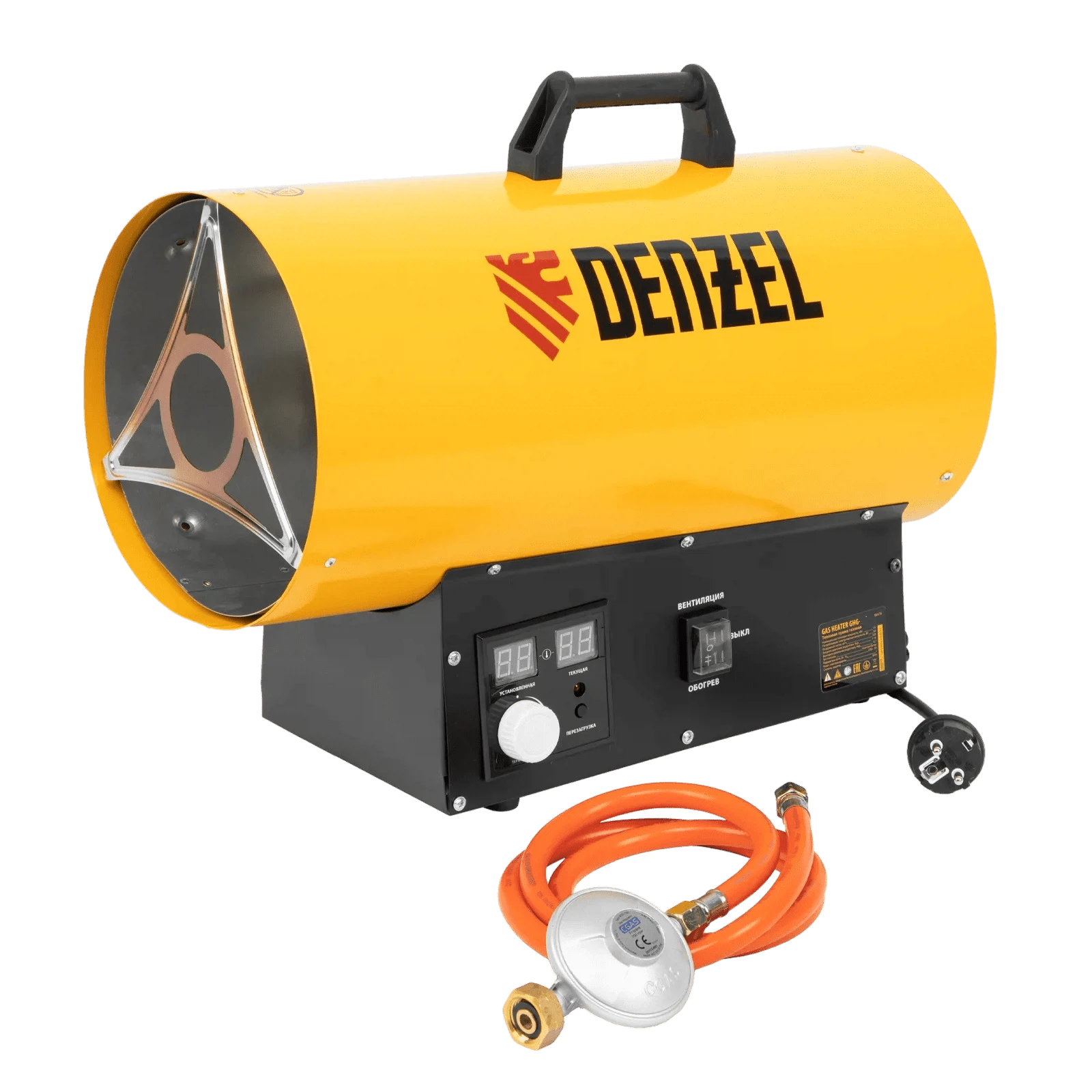 Изображение товара Газовая тепловая пушка GHG-30i, 30 кВт, цифровой термостат, пропан-бутан, Denzel 96471
