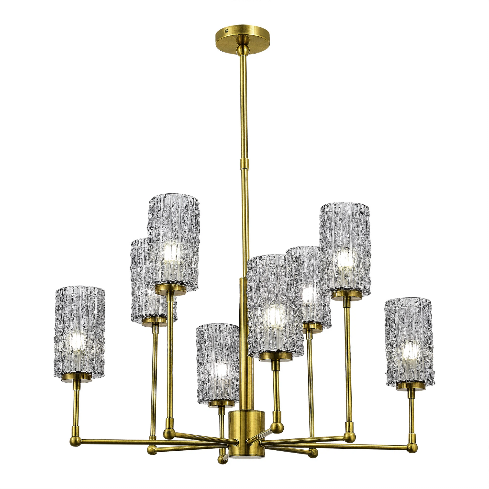 Изображение товара Люстра подвесная ST-Luce Латунь Дымчатый E27 8*60W современный дизайн