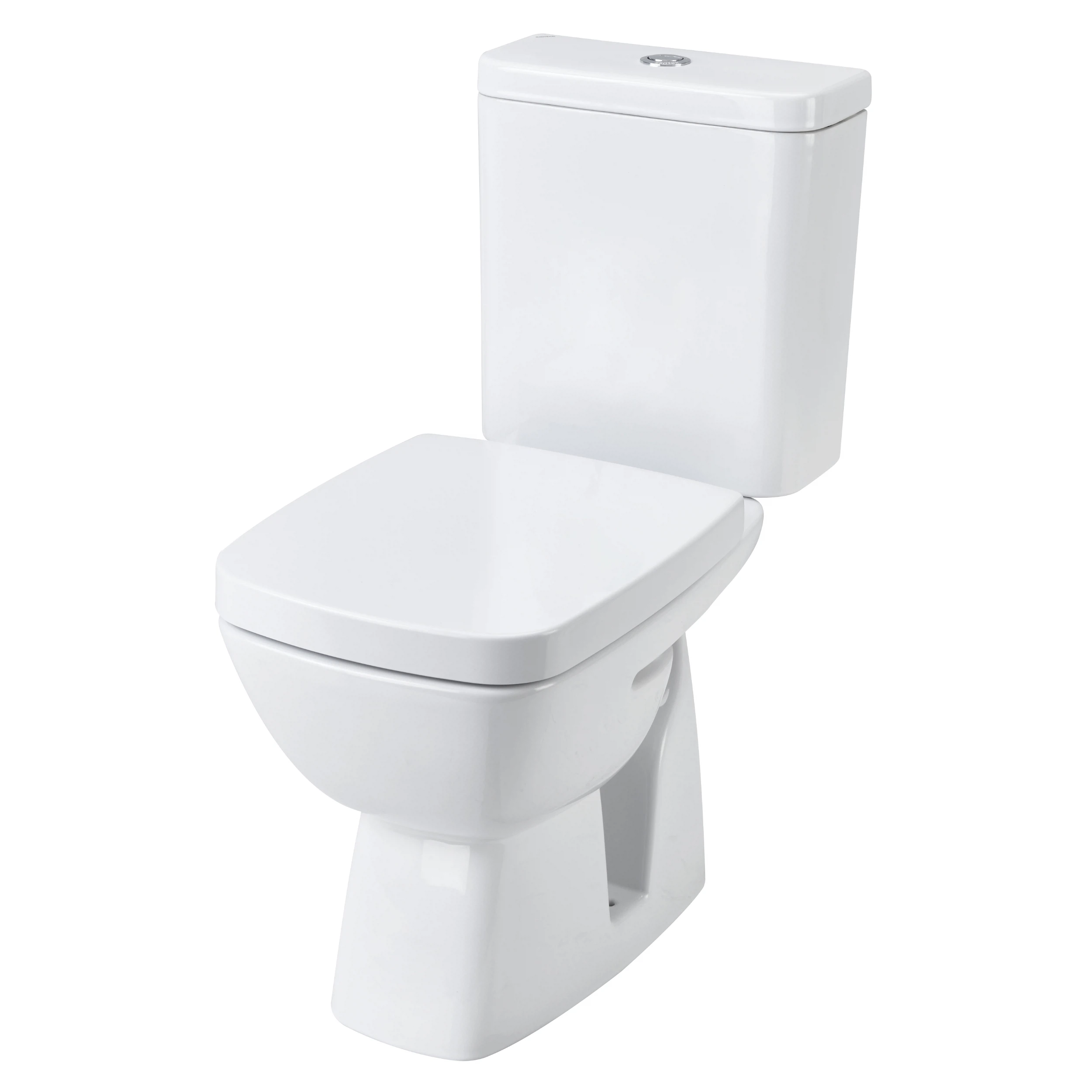 Изображение товара Унитаз-компакт Santek Нео Лайт с диагональным выпуском и сиденьем из дюропласта