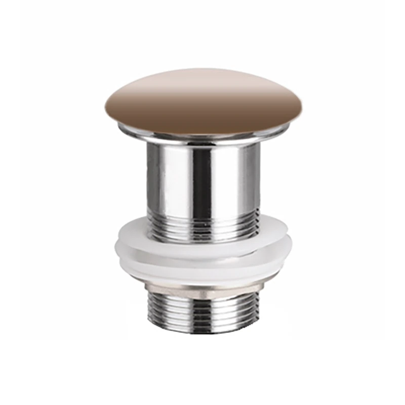 Изображение товара Донный клапан без перелива Ceramica Nova с системой Click-Clack капучино матовый