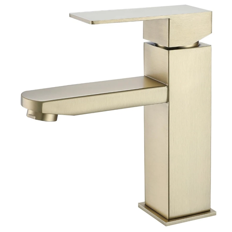 Изображение товара Смеситель для раковины Fmark FS8101C, матовое золото