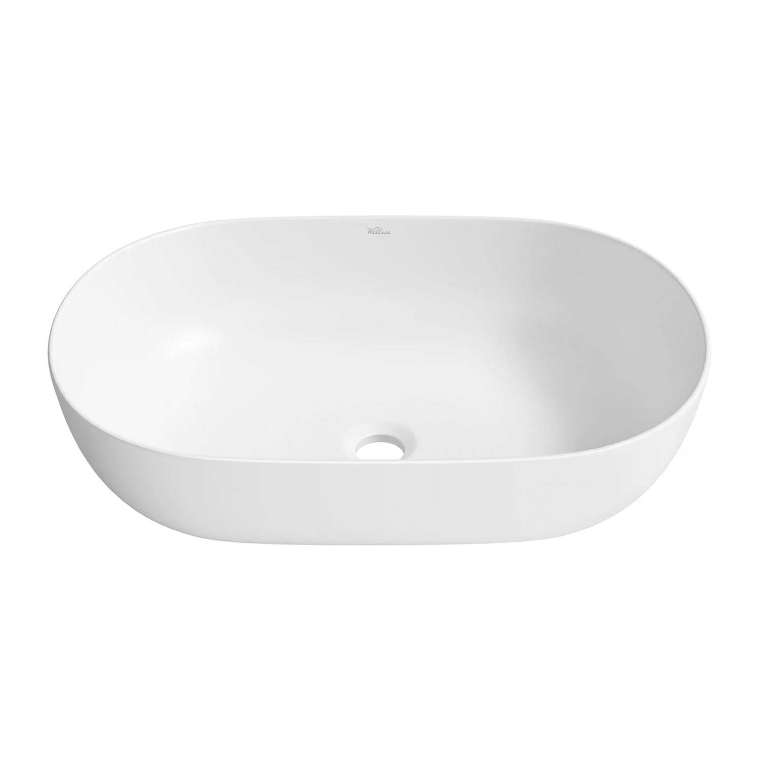 Изображение товара Накладная раковина Wellsee Chic Riviera 60*40 см, белая, овальная