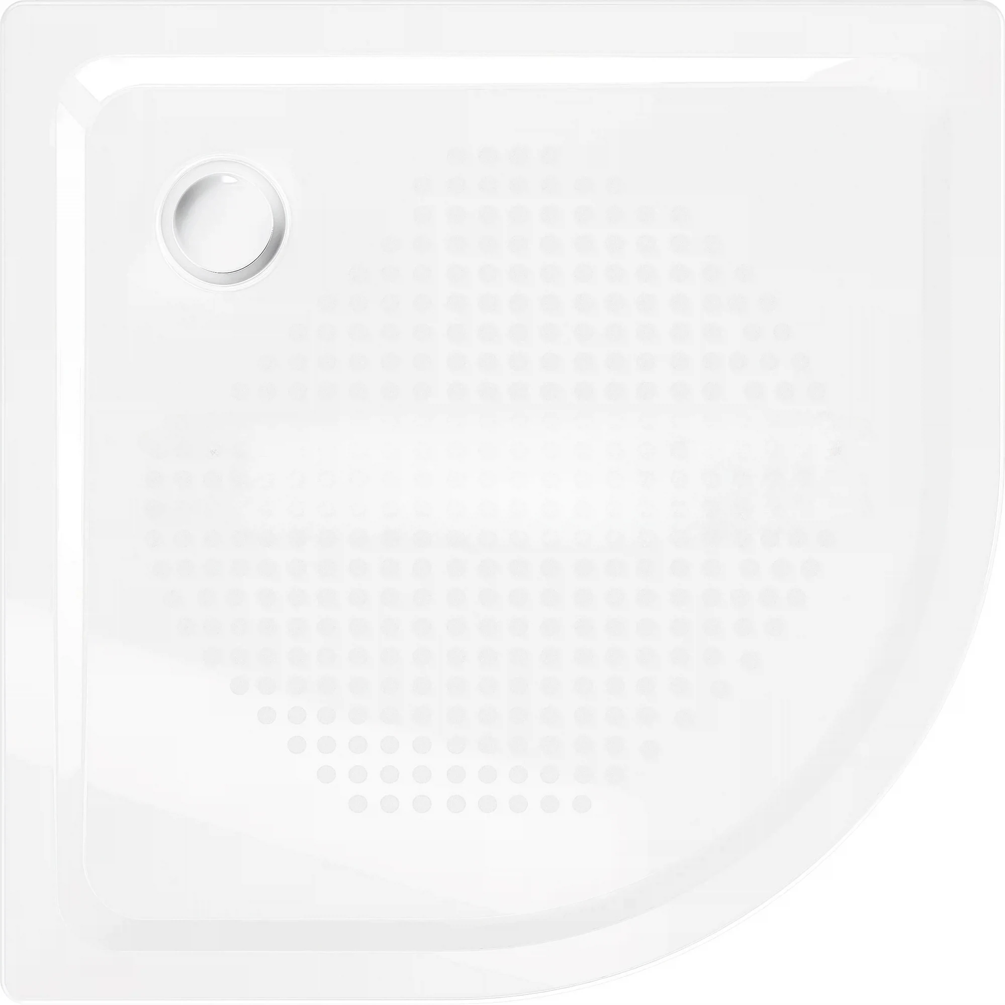 Изображение товара Душевой поддон BLB Universal Corner 90x90см стальной угловой низкий