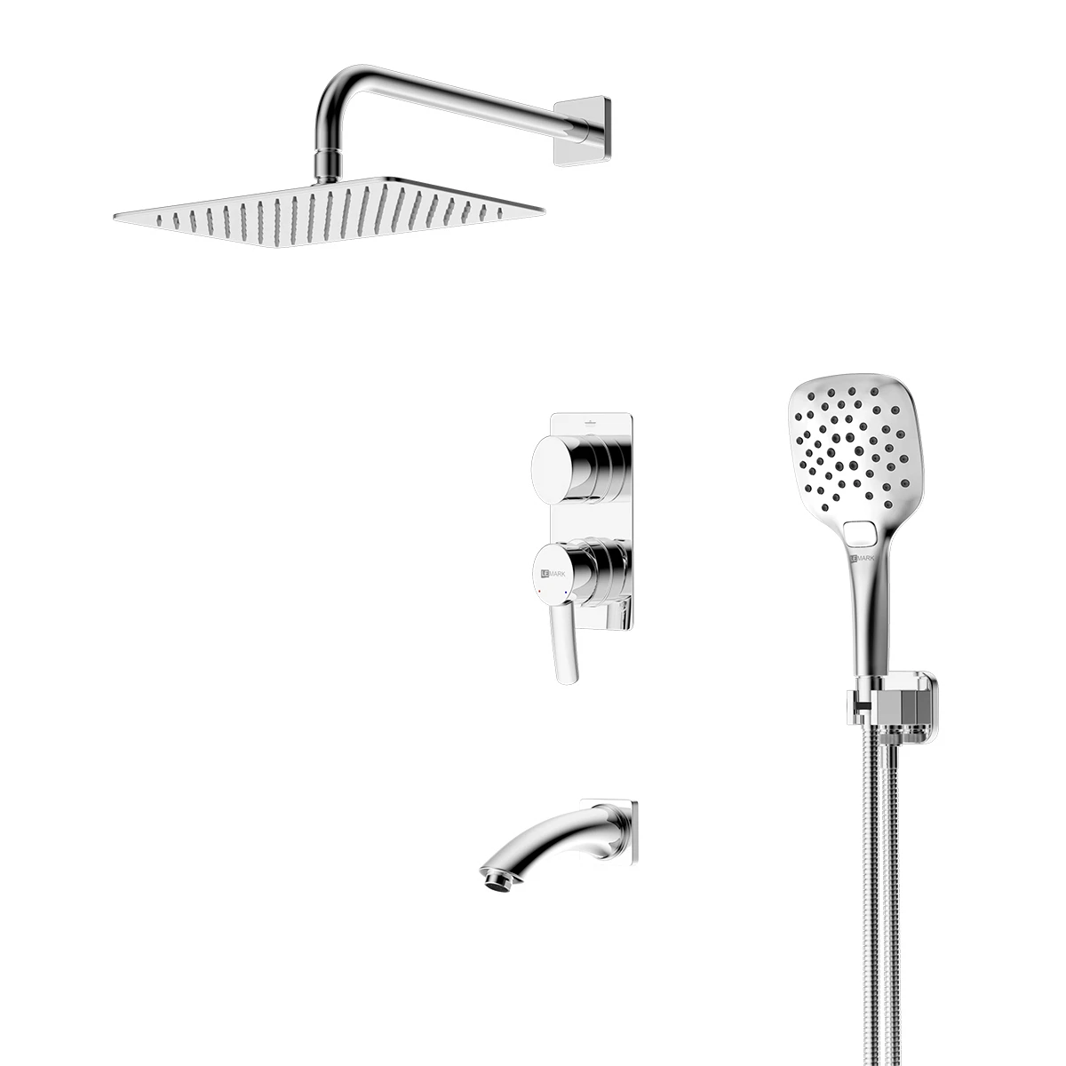 Изображение товара Смеситель Lemark Atlantiss LM3242C для ванны и душа, встраиваемый