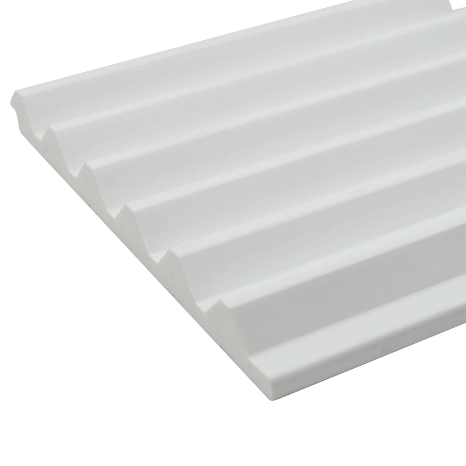 Изображение товара Реечные панели Grace 3D RAIL EAST белого цвета 2700х120х12 мм