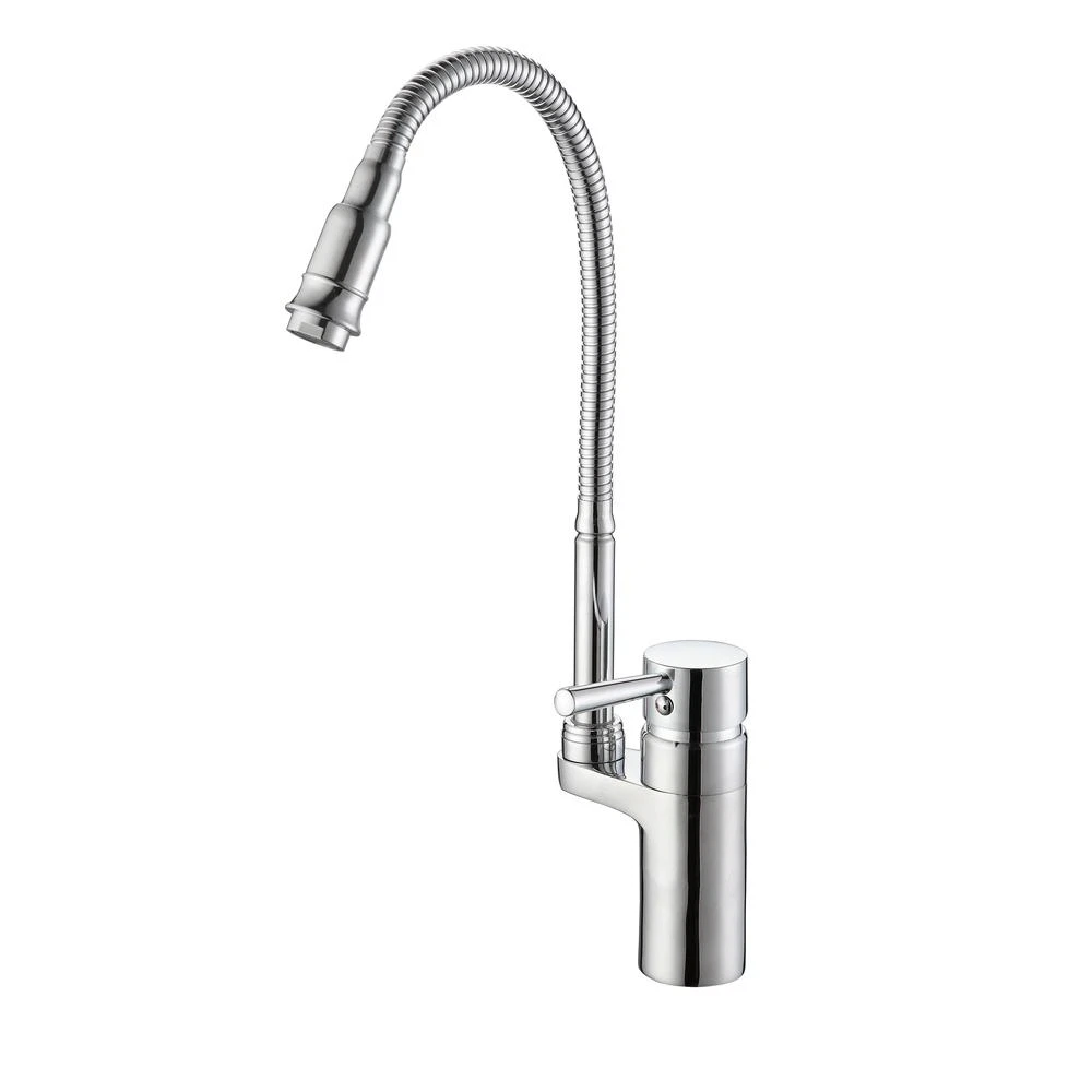 Изображение товара Смеситель для кухни с гибким изливом D-Lin D157315-Q хром современный стиль