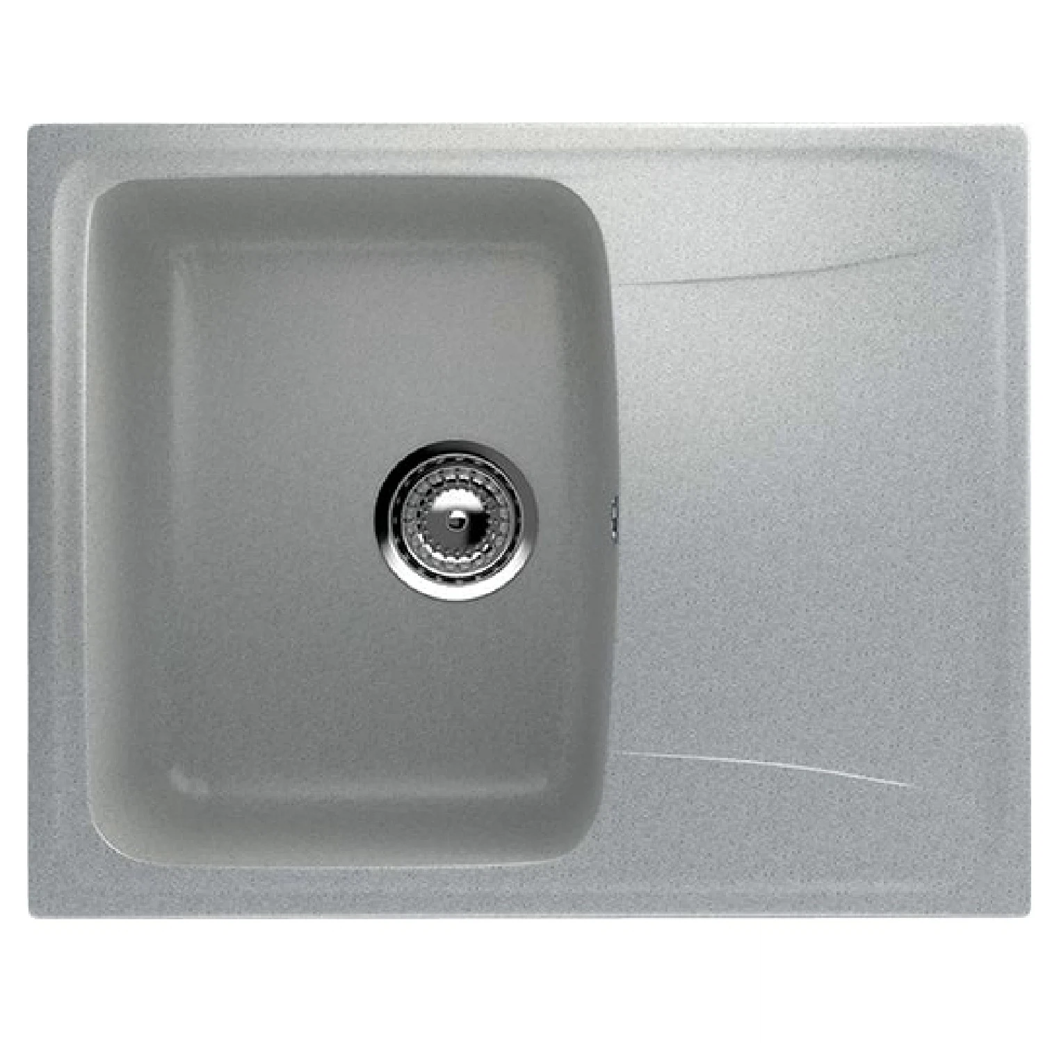 Изображение товара Кухонная мойка Ulgran U-201-310, серый, искусственный мрамор