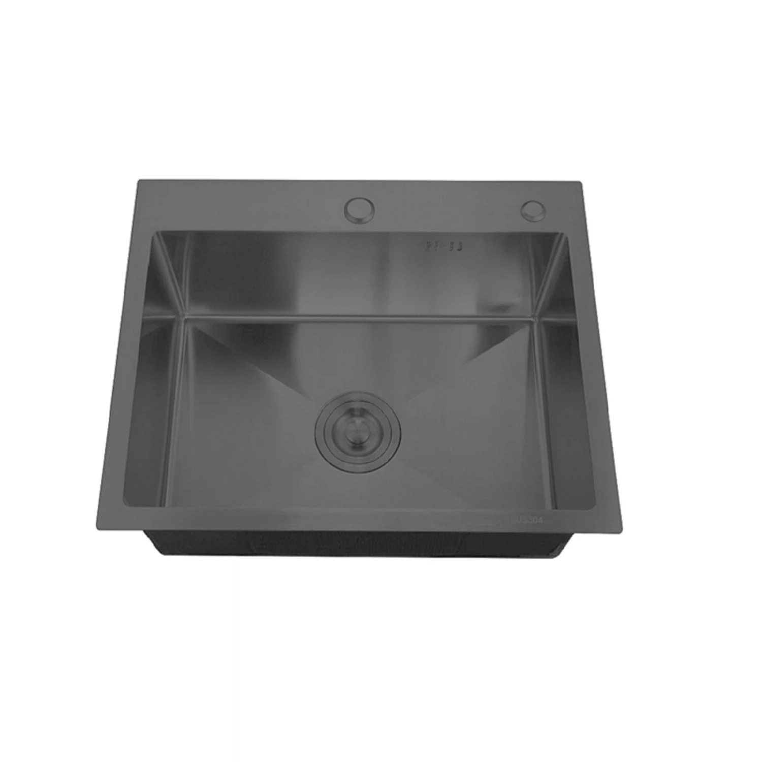 Изображение товара Набор кухонная мойка 3 в 1 РМС MR-5050BL Matte черная из нержавеющей стали