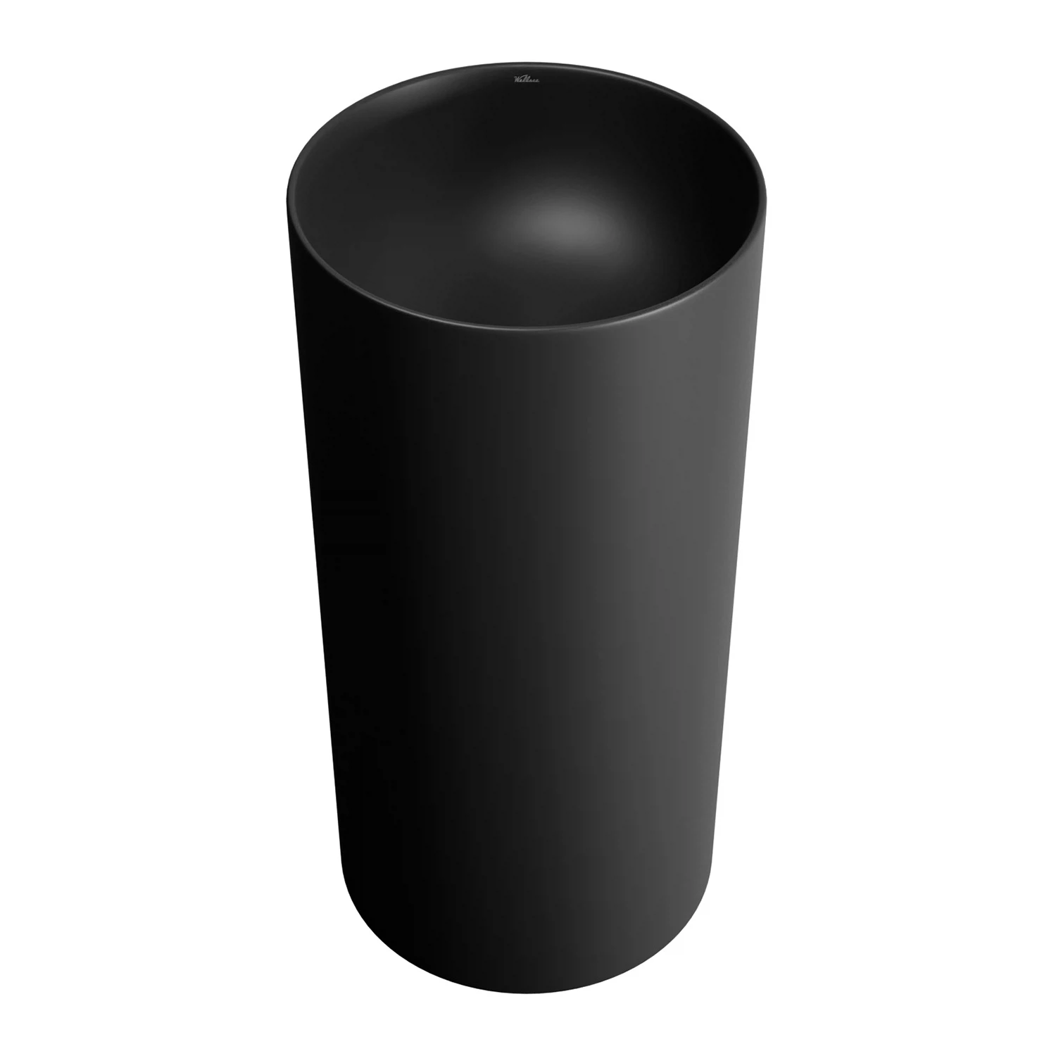 Изображение товара Напольная раковина для ванной Wellsee Callipy Art 328904000, цвет матовый черный