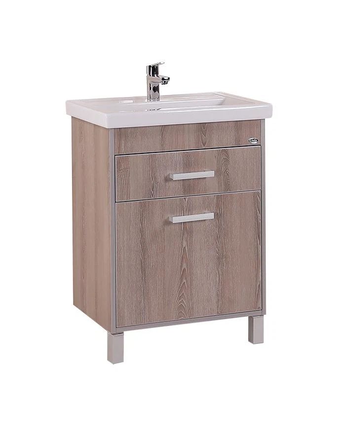 Изображение товара Напольная тумба под раковину ONIKA Натали 60 ясень таормина для ванной комнаты