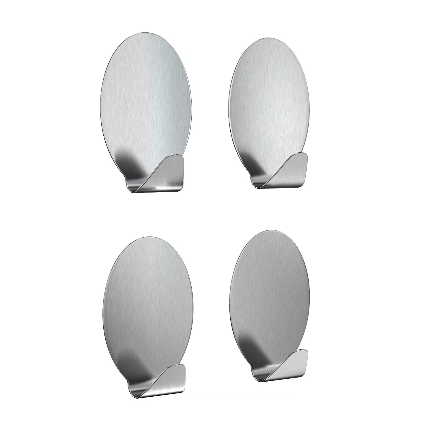 Изображение товара Набор крючков из нержавеющей стали на липкой ленте 4 шт Fora H40