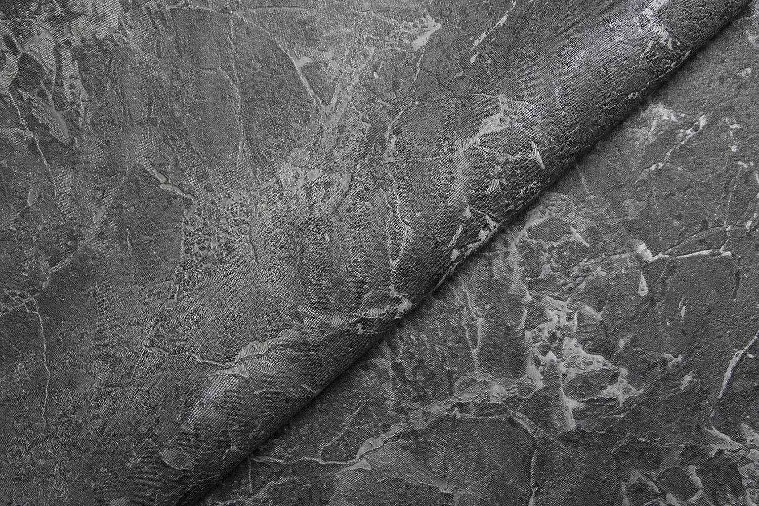 Изображение товара Обои виниловые Kerama Marazzi Мармарос черные 1,06м x 10,05м, текстура мрамора