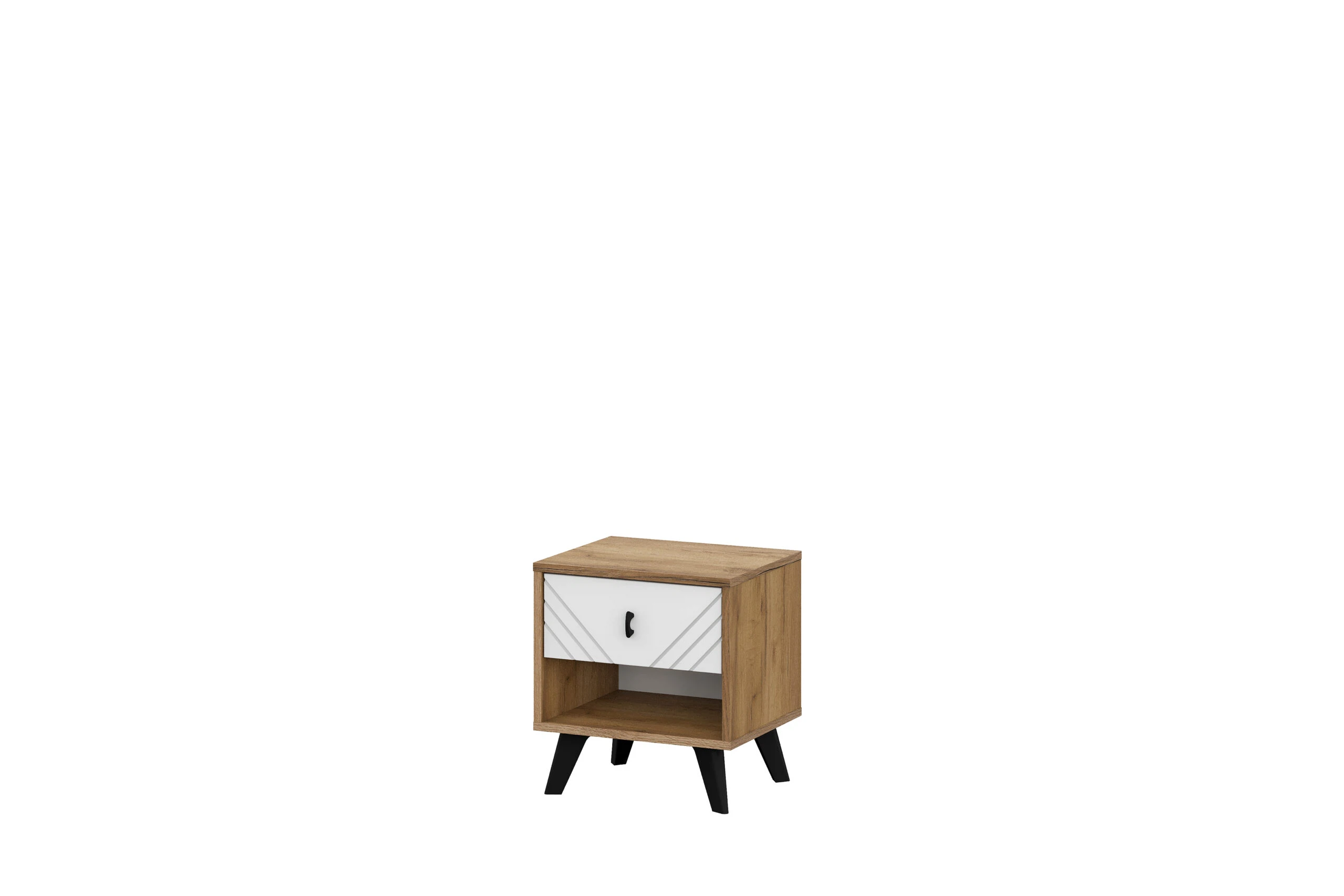 Изображение товара Тумба прикроватная 40.2 * 43.2 см. ЛДСП белый ящ. 1