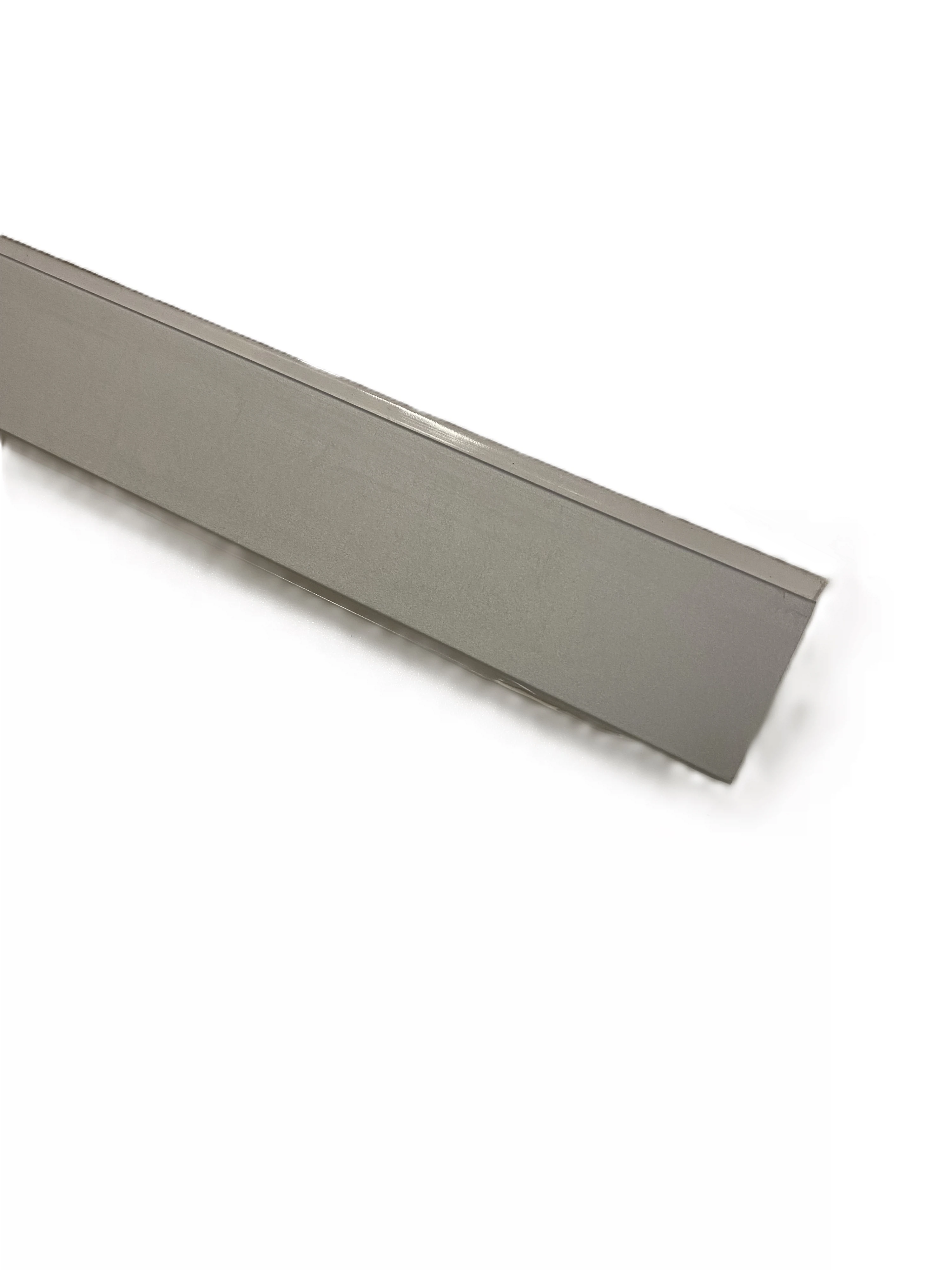 Изображение товара Алюминиевый плинтус для столешниц с силиконовым уплотнителем 3.05 м серый