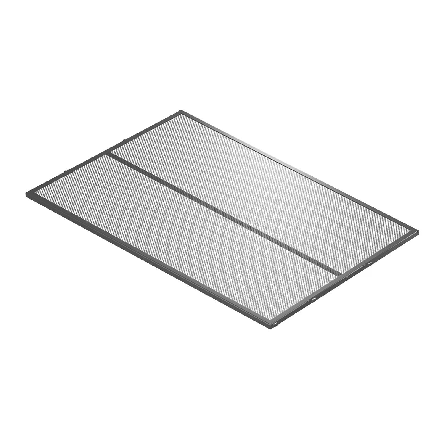 Изображение товара Мелкосеточная полка Larvij 590x420 мм серый, прочная вентиляционная органайзер