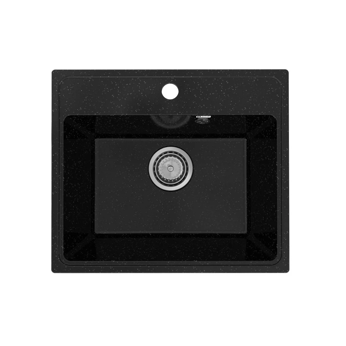 Изображение товара Кухонная мойка Practik PR-M-490-004 (без сифона), черный оникс, искусственный камень