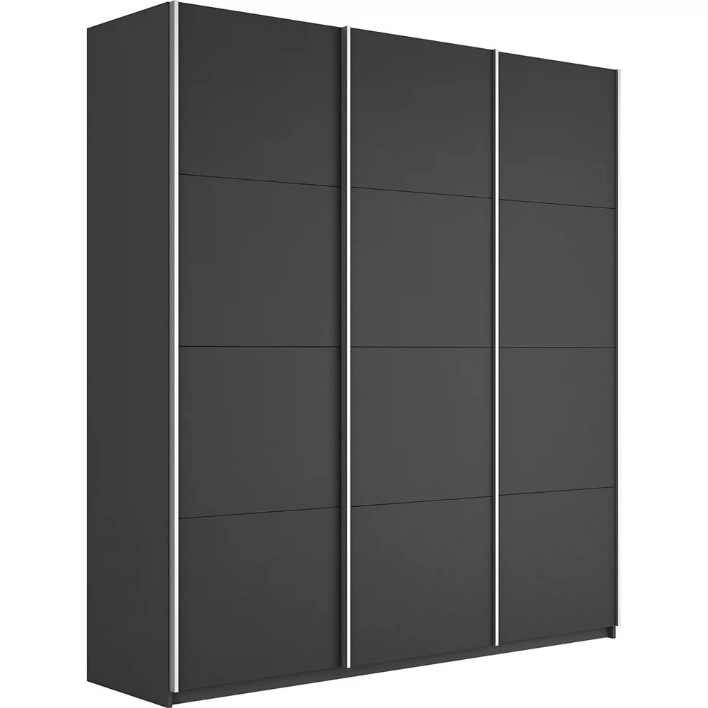 Изображение товара Трехдверный шкаф-купе Прайм 180х57х230 см из ЛДСП серый серия Прайм