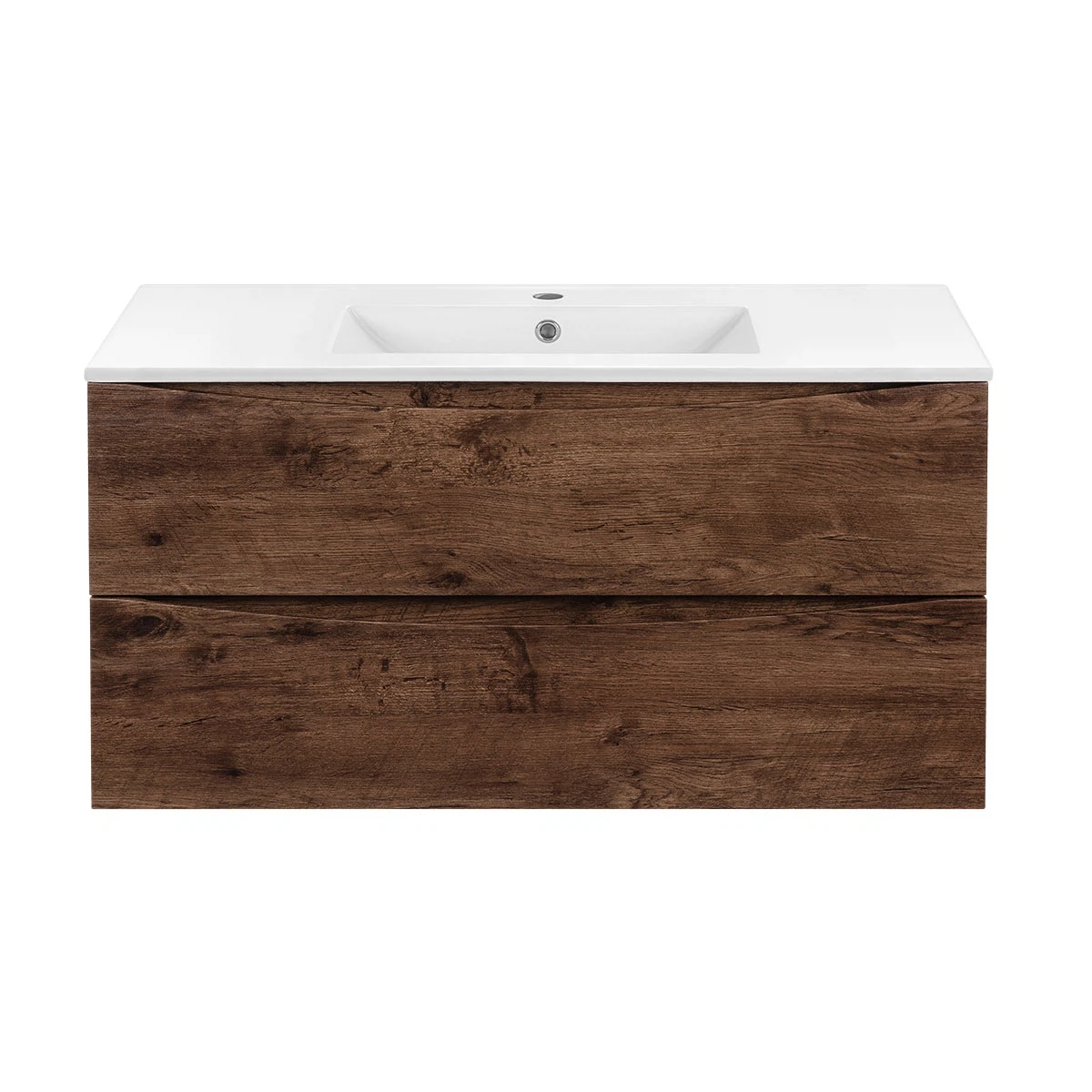 Изображение товара Тумба под раковину Mia 1000, подвесная, 2 ящика, система soft close, Vincea