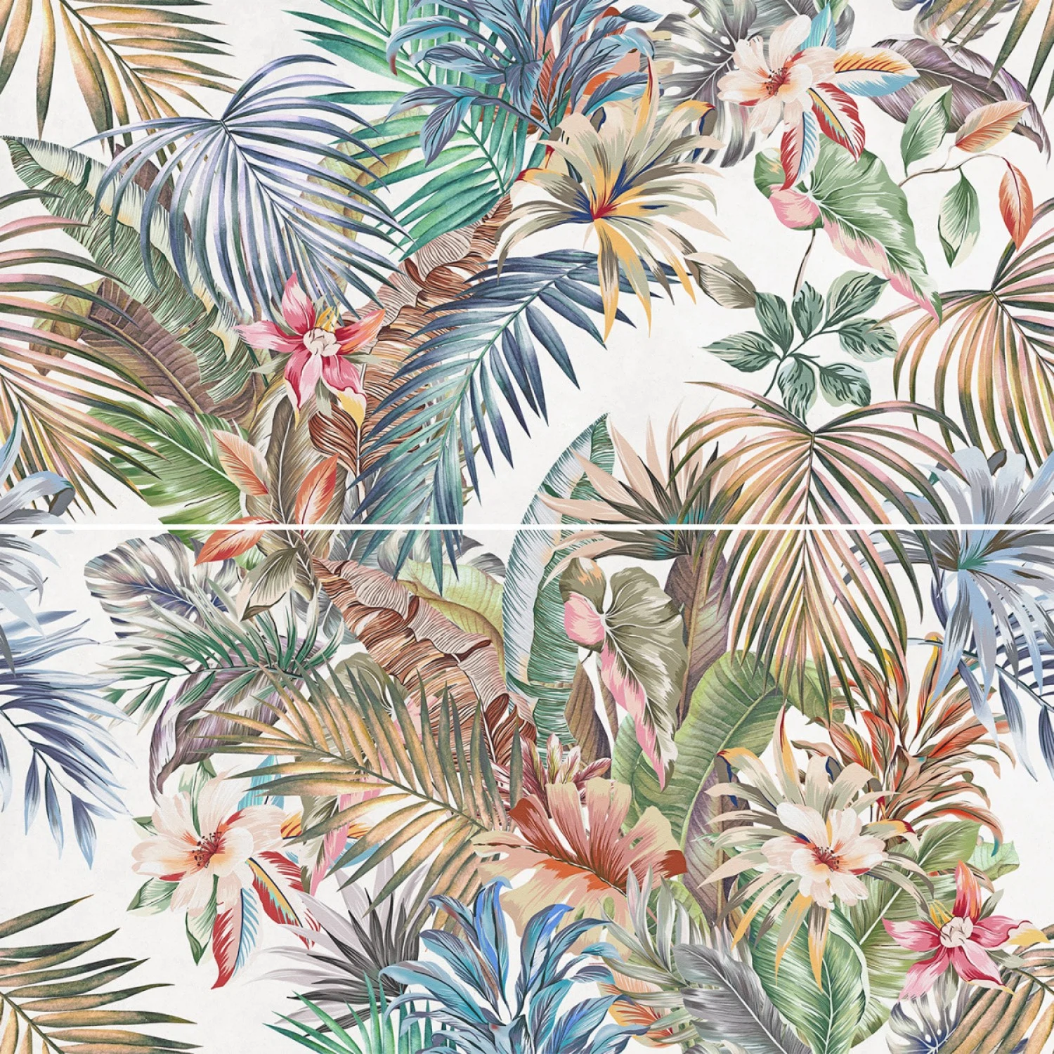 Изображение товара Керамическое панно LAPARET Evolution 80x80 см, многоцветное, для стен