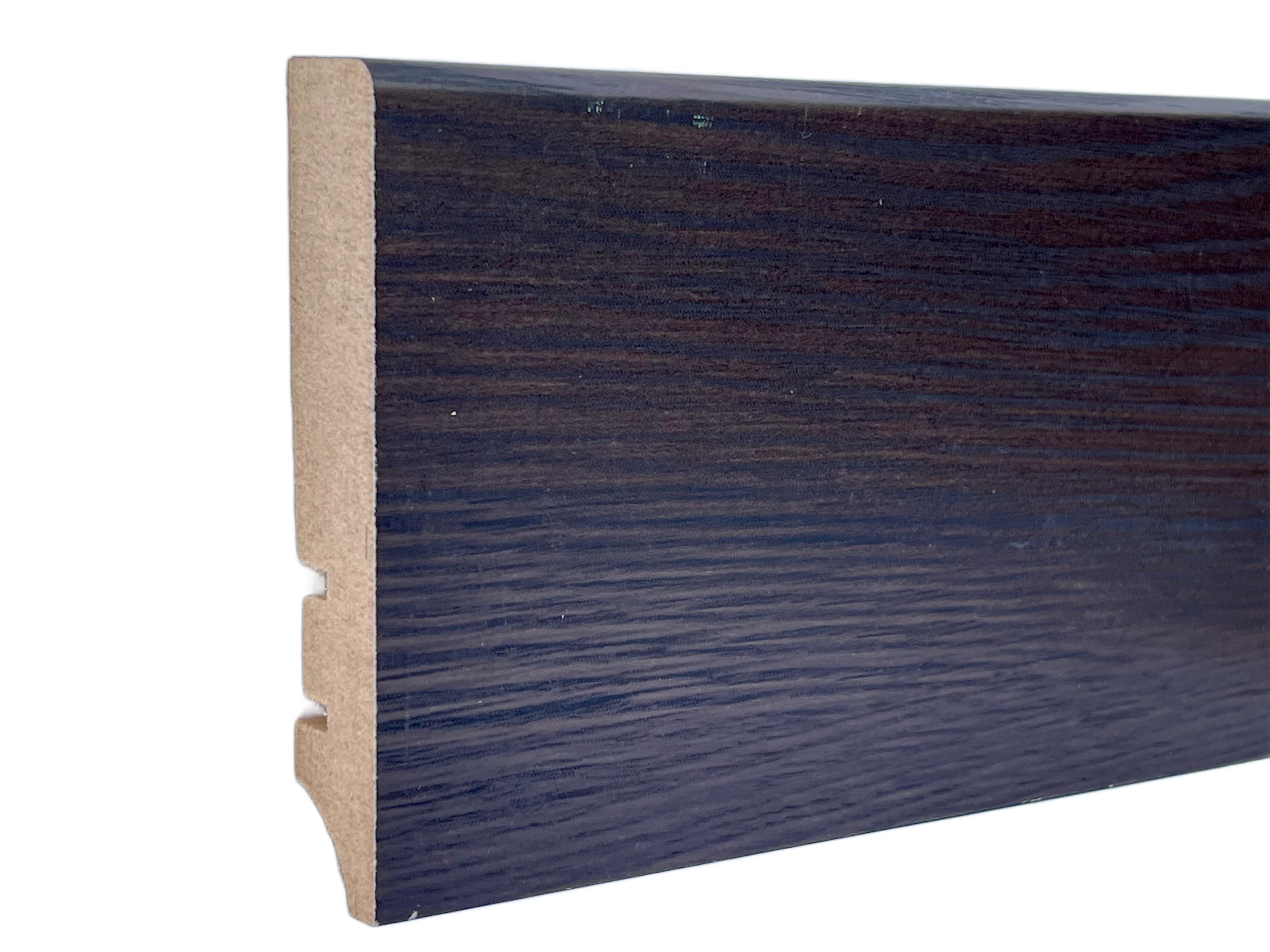 Изображение товара МДФ плинтус Волшебная Палочка Гарден 2.4 м с кабель-каналом для ровных стен