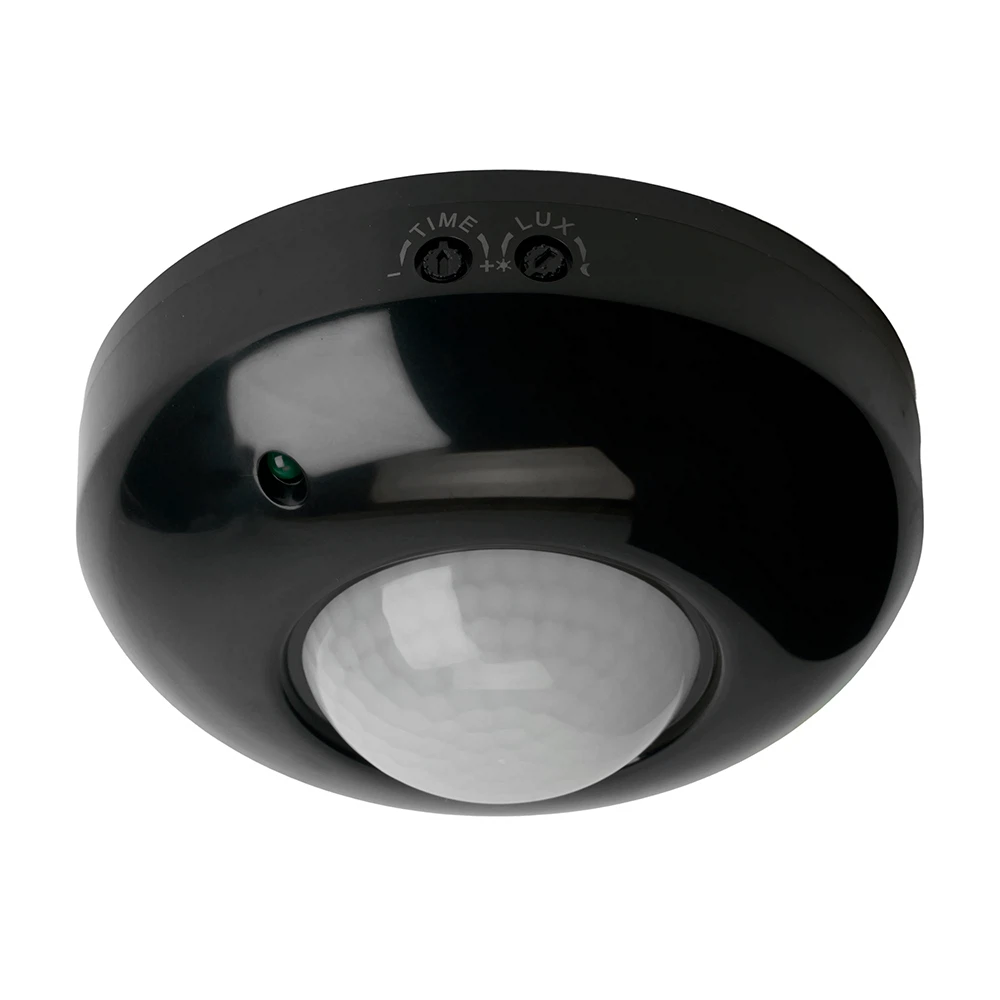 Изображение товара Датчик движения Feron SEN5/LX20B 1200W 6м 120°/360° черный Изображение товара Датчик движения Feron SEN5/LX20B 1200W 6м 120°/360° черный