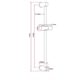 Гарнитур душевой ESKO Shower Sphere Set Хром, SSS600