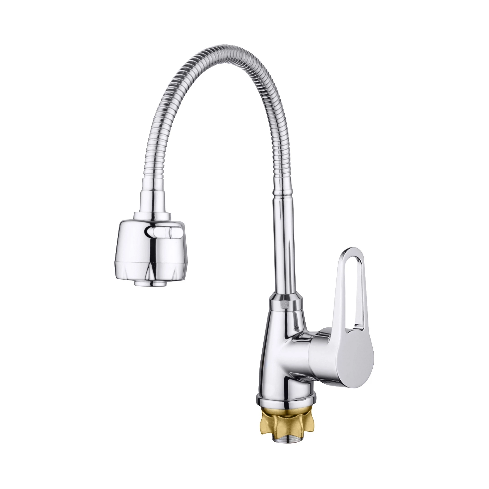 Изображение товара Смеситель для кухни с гибким изливом и режимом "душ" G.Lauf ZOP4-E045, хром