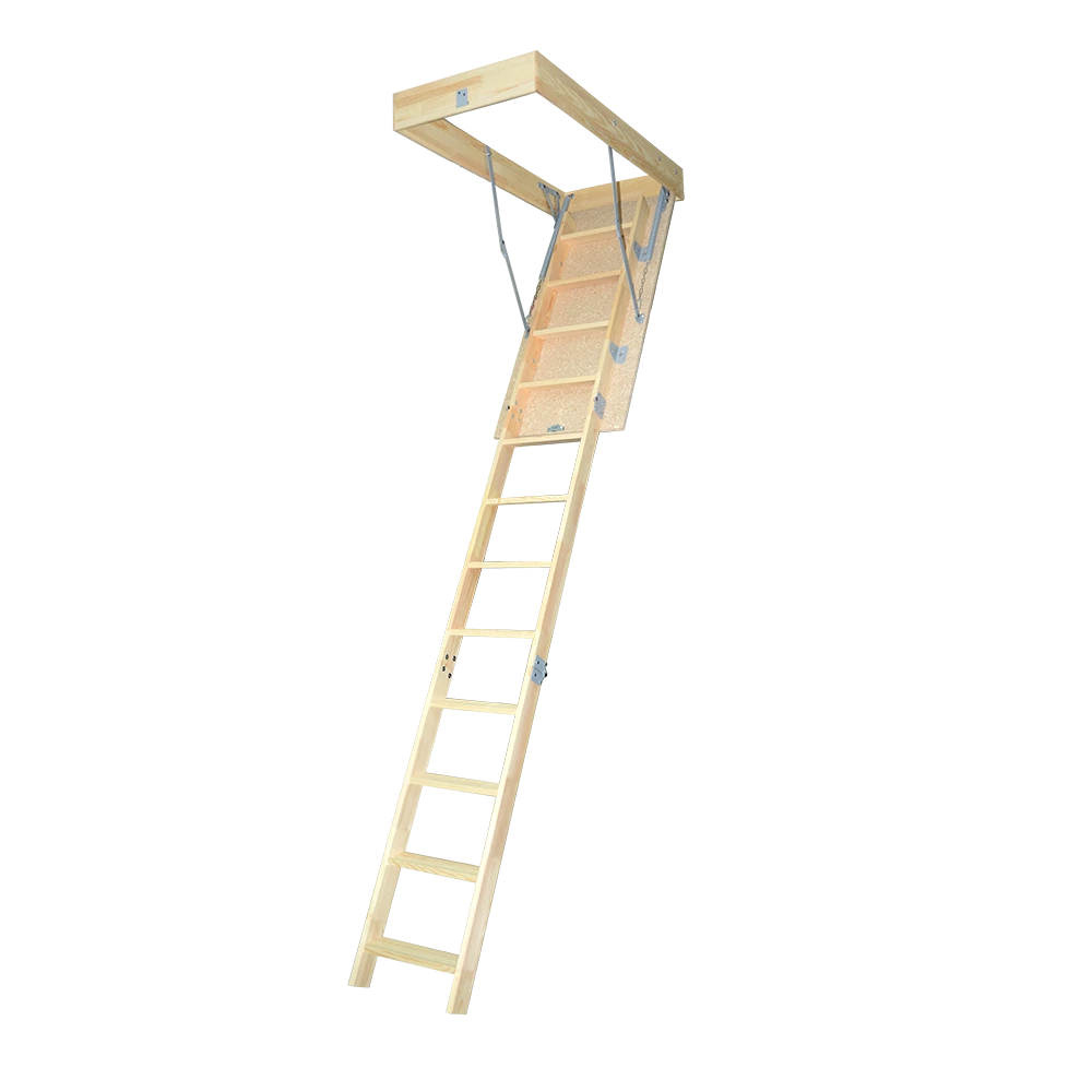 Изображение товара Чердачная лестница ЧЛ-14 из сосны 120х60 складная для мансарды